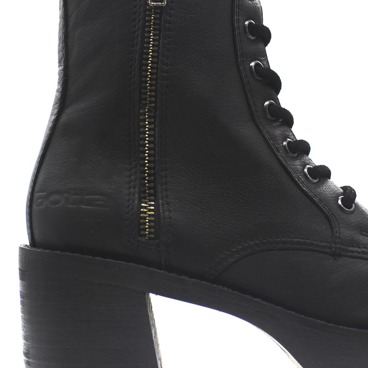 BOTIN CUERO NEGRO 18563-6