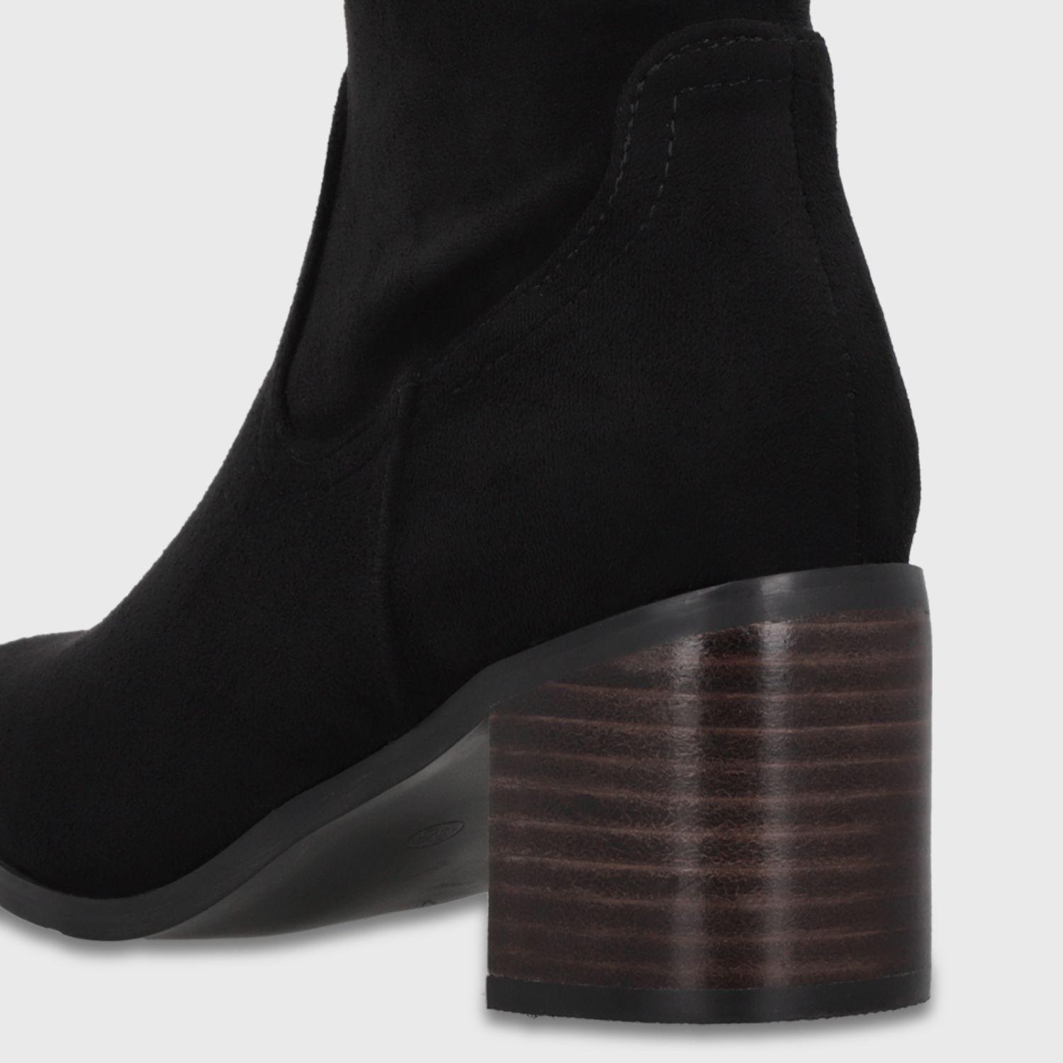 Bota Taco Negra Mujer 5530201 Gotta-5