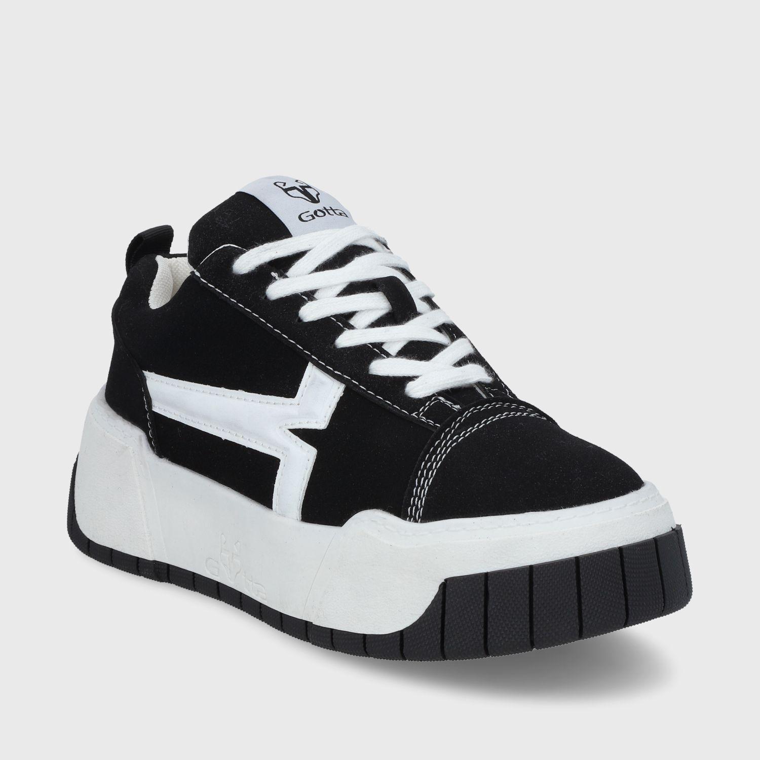 Zapatilla Negra Mujer 43114 Gotta-1