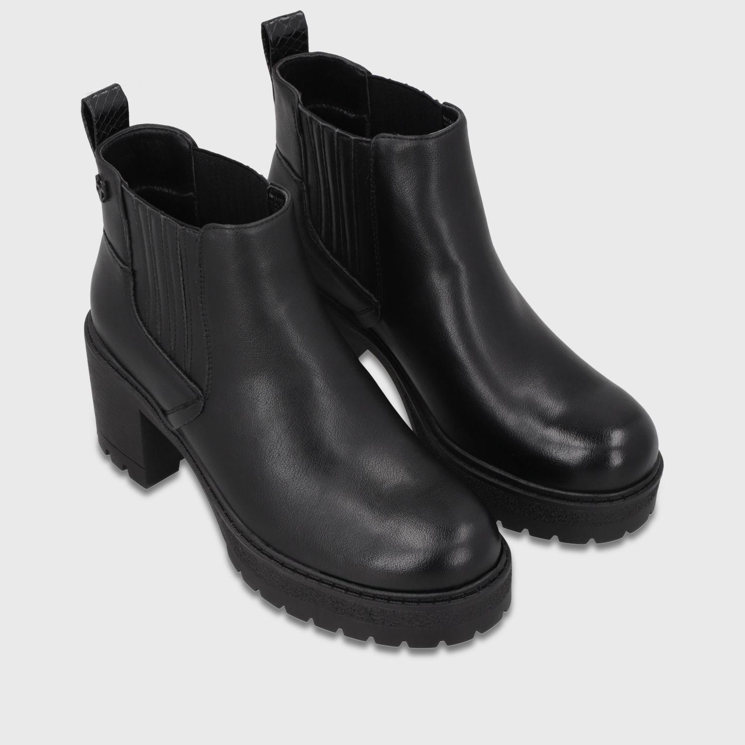 Botin Taco Negro Mujer 6587001 Gotta-2