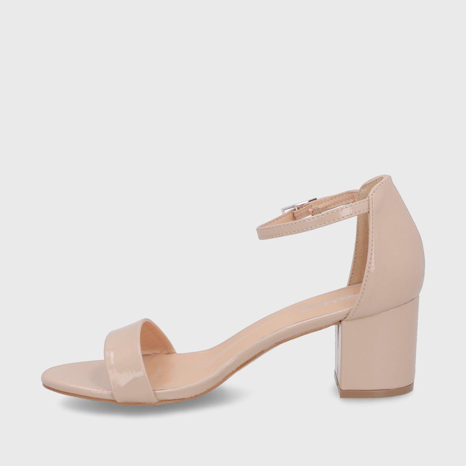 Sandalia Taco Rosada Mujer C6161 Gotta-3