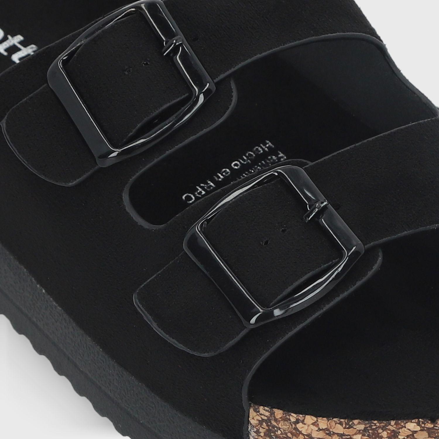 Sandalia Negra Mujer 12062 Gotta-6