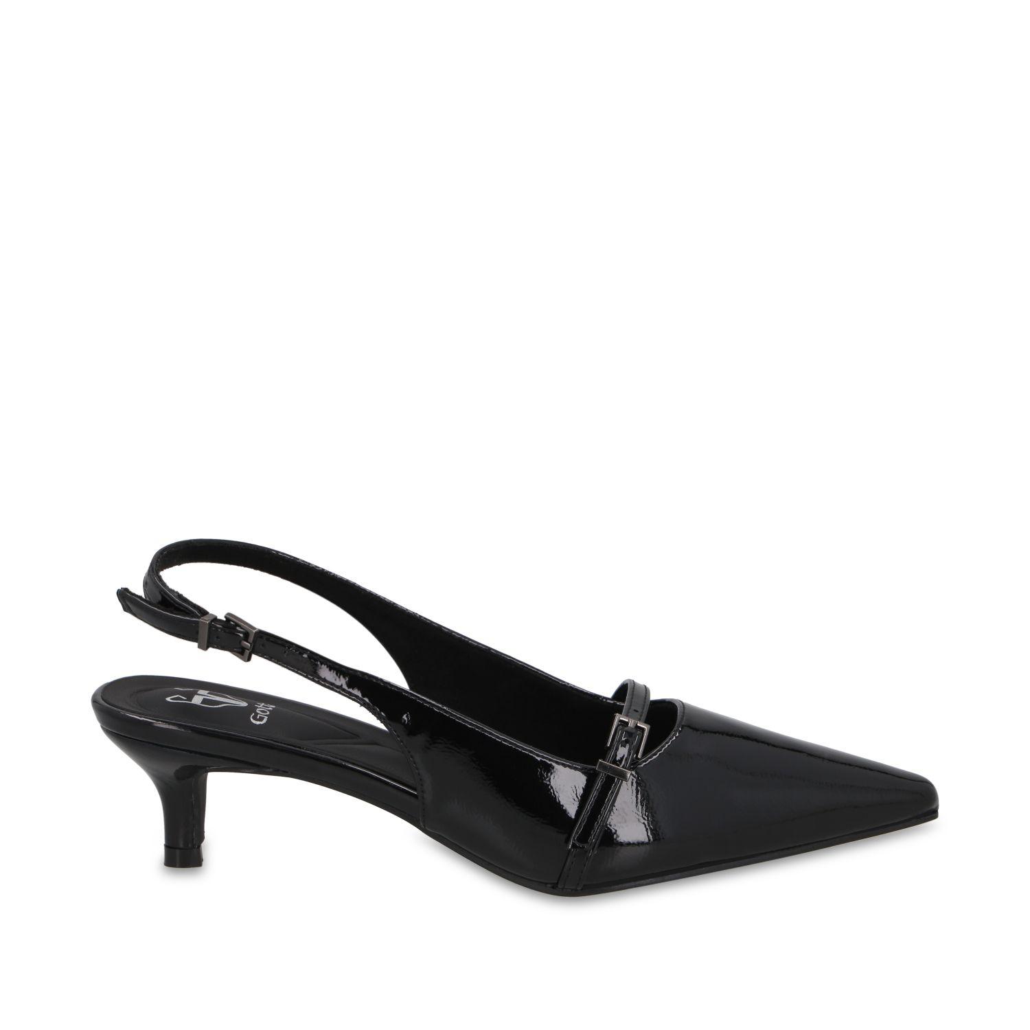Zapato Taco Negro Mujer 64800 Gotta-0