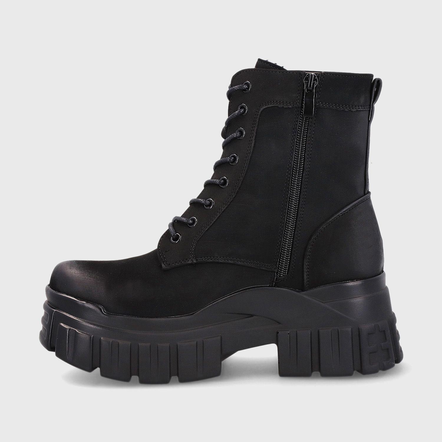 Botín Plataforma Negro Mujer 25663 Gotta-3