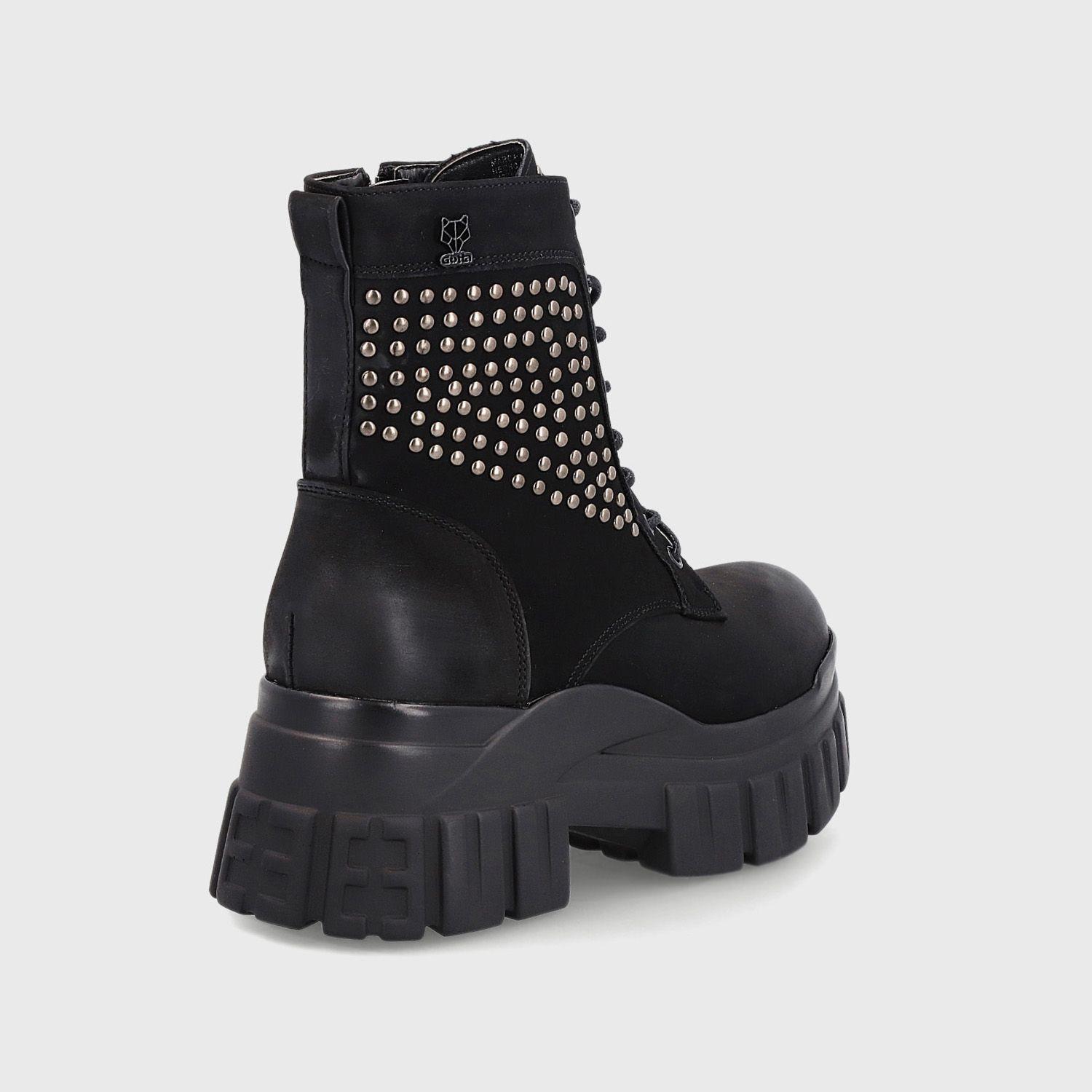 Botín Plataforma Negro Mujer 25663 Gotta-4