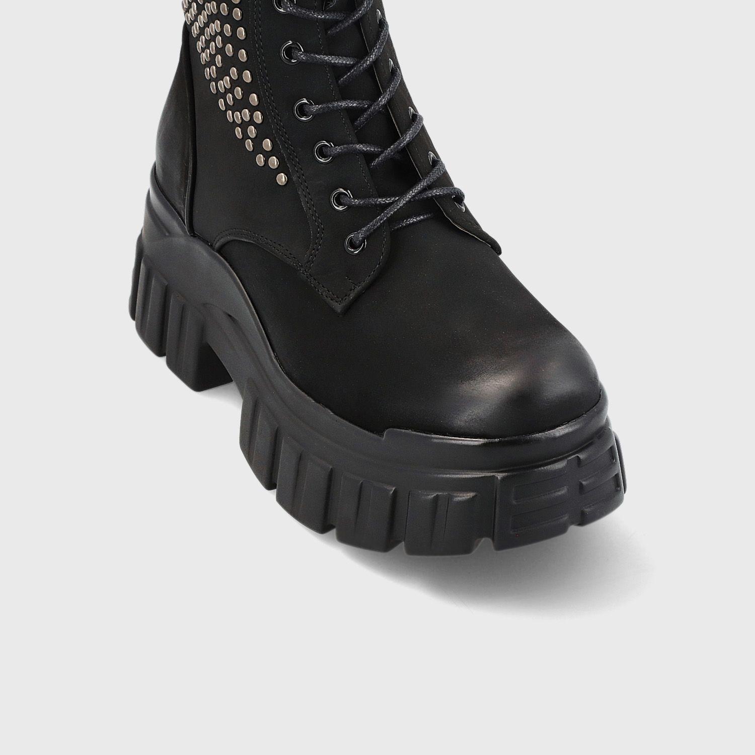 Botín Plataforma Negro Mujer 25663 Gotta-5