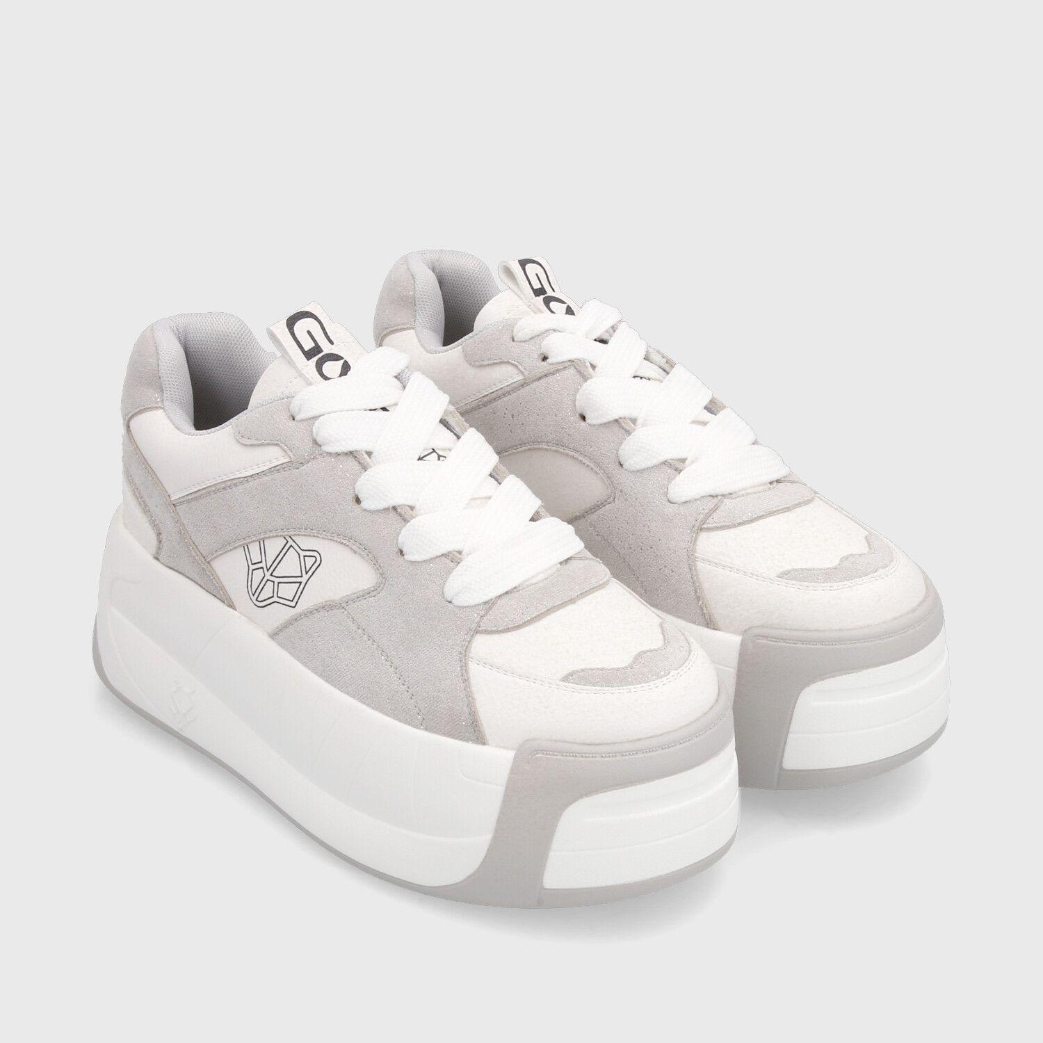 Zapatilla Plataforma Gris Mujer C7325 Gotta-2