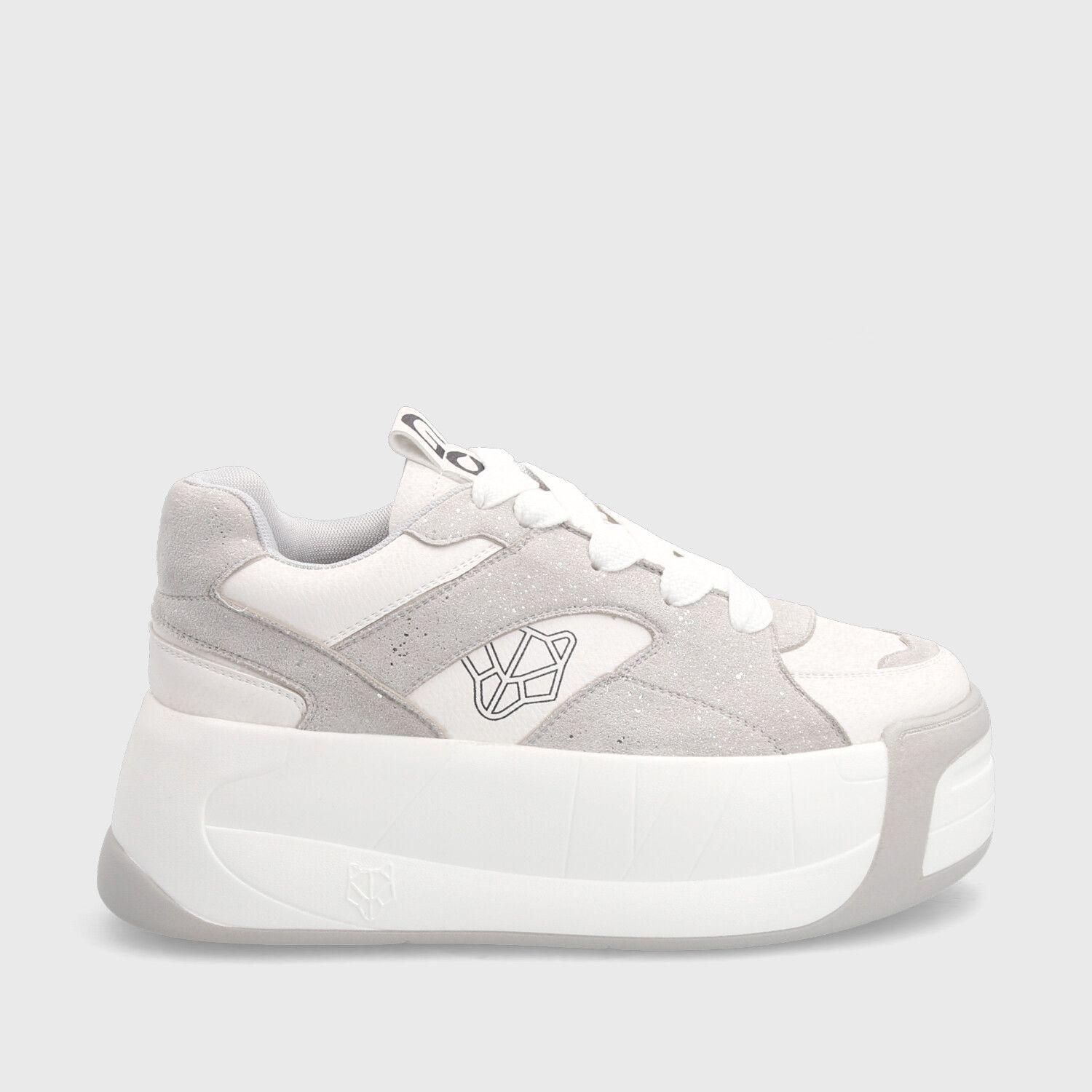 Zapatilla Plataforma Gris Mujer C7325 Gotta-0