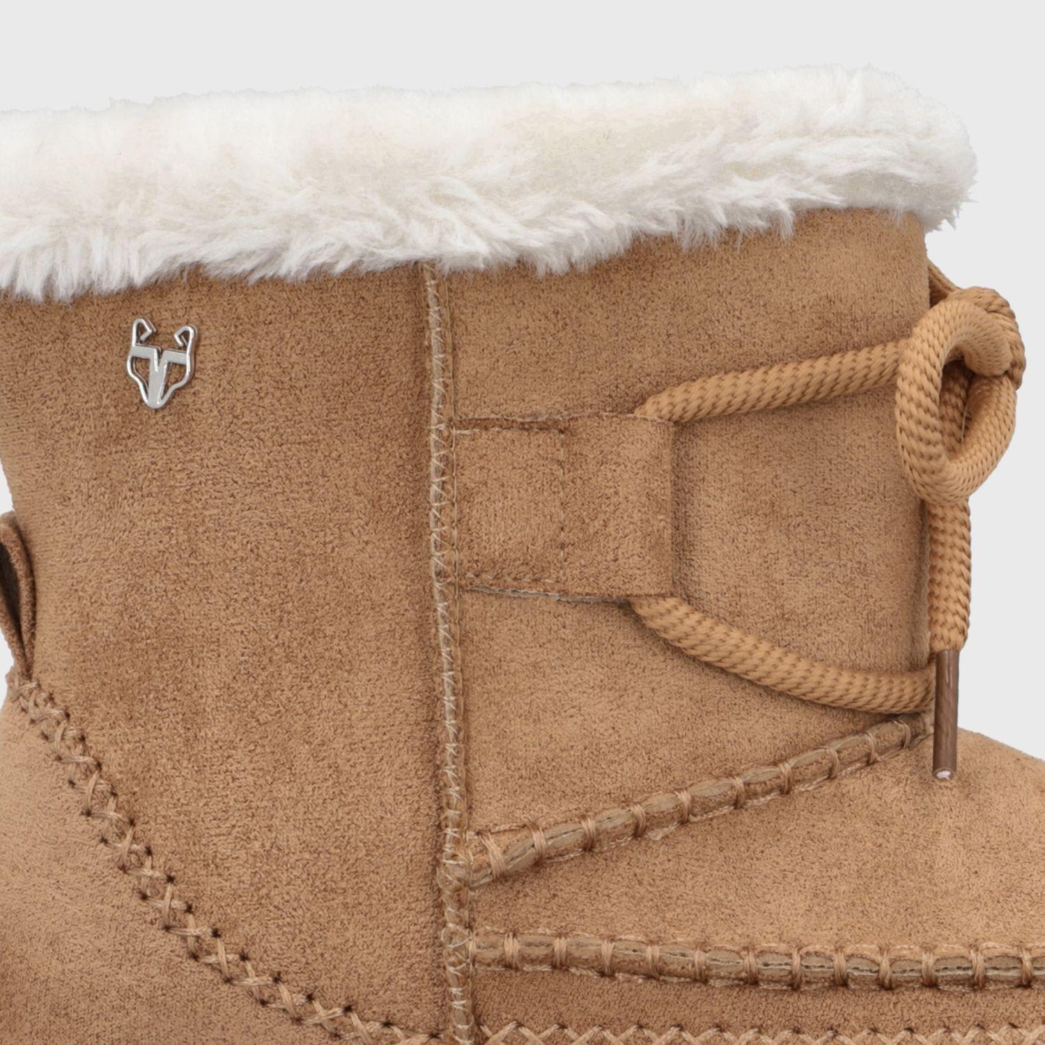 Botin Plataforma Camel Mujer 481158 Gotta-5