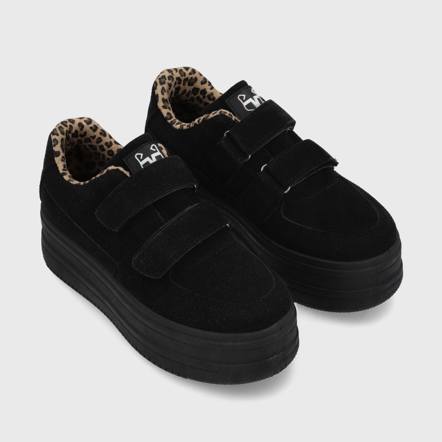 Zapatilla Negra Mujer 38561 Gotta-2
