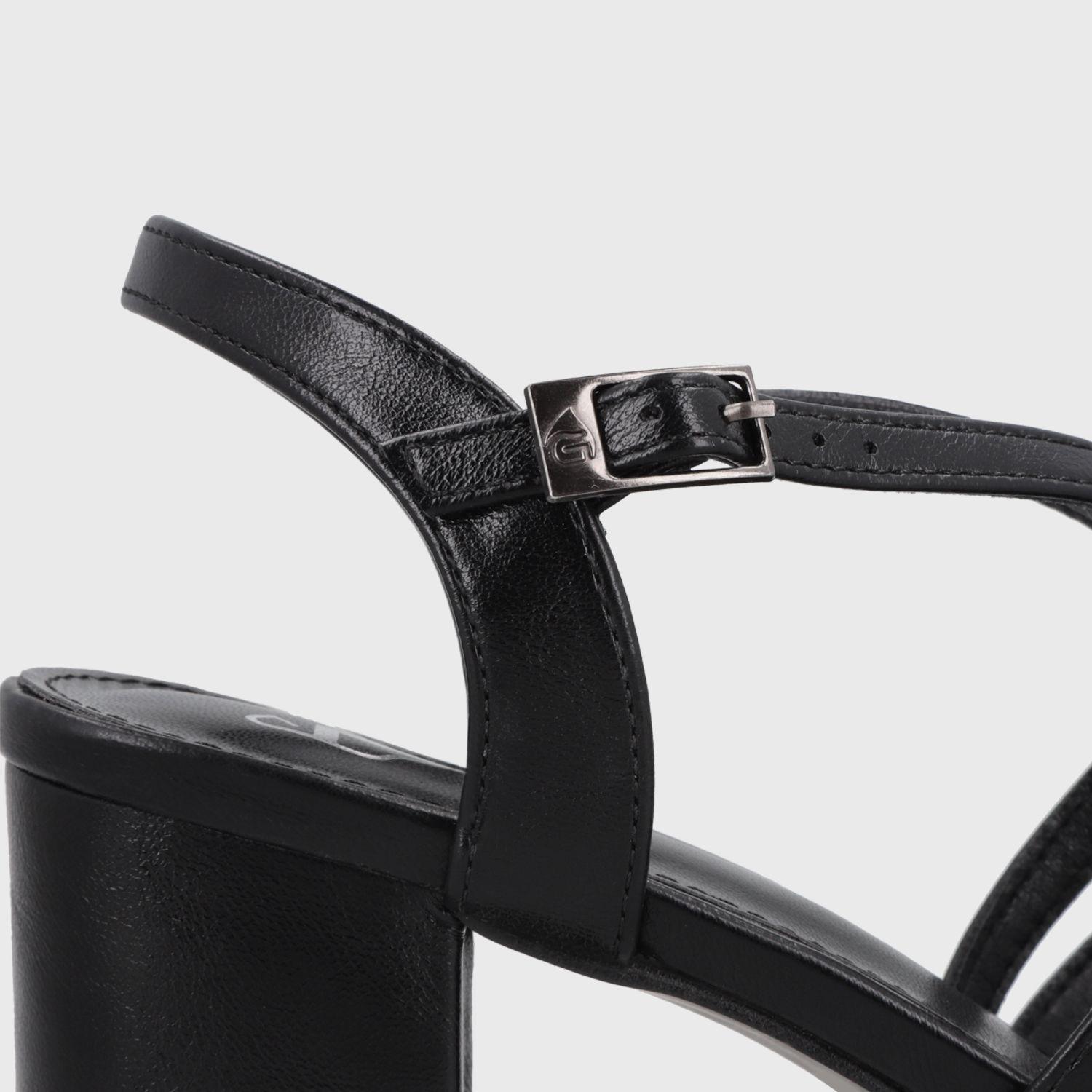 Sandalia Taco Negra Mujer C6164 Gotta-5