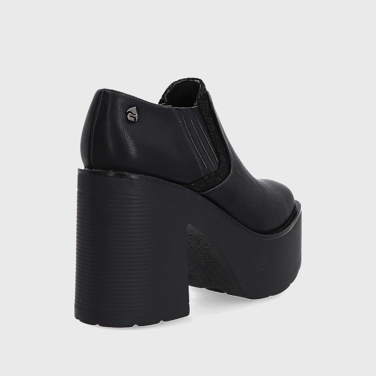 Zapato Plataforma Negro Mujer 15038 Gotta-4
