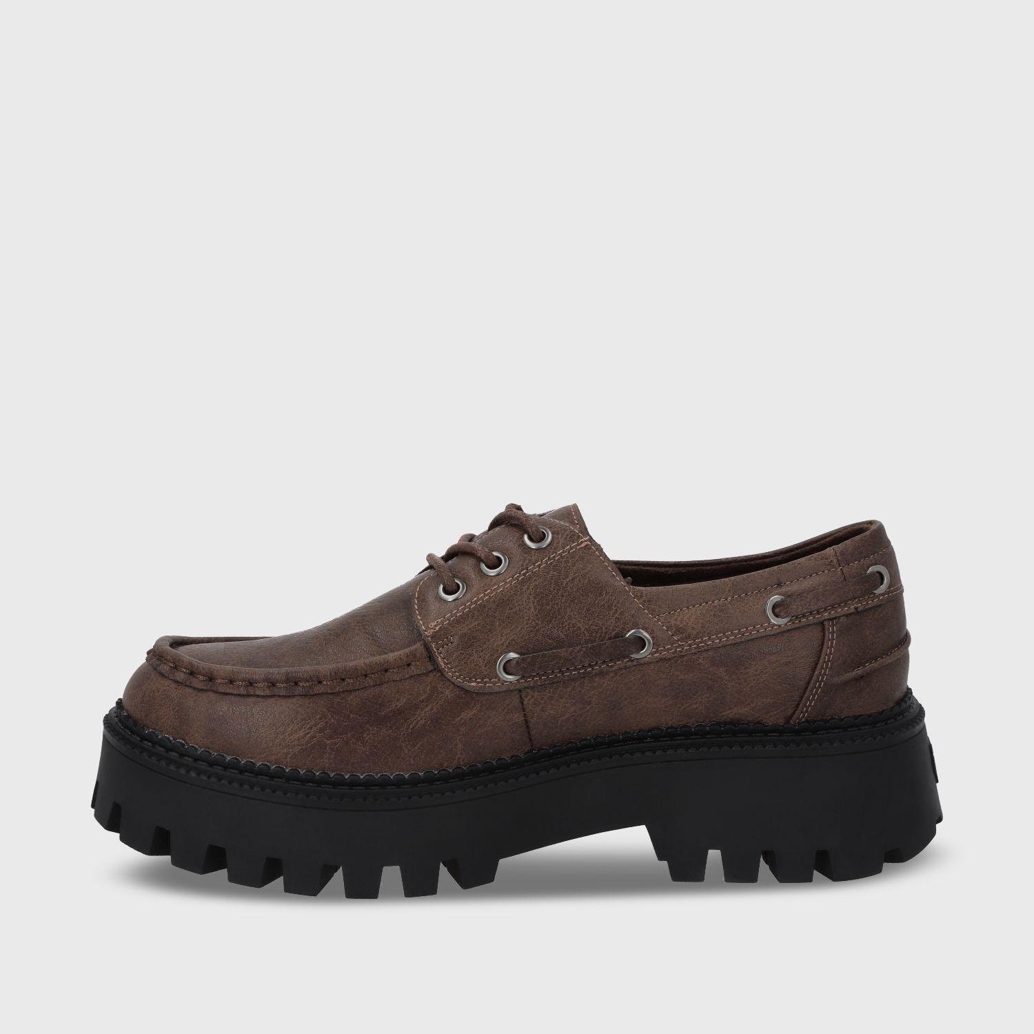 Zapato Plataforma Café Mujer 46302 Gotta-8