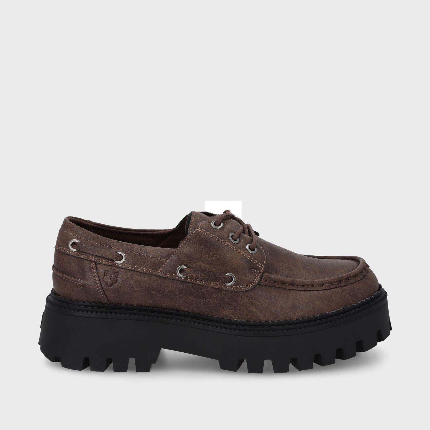 Zapato Plataforma Café Mujer 46302 Gotta-2