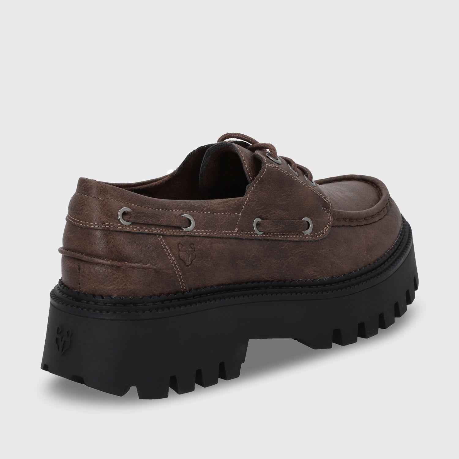 Zapato Plataforma Café Mujer 46302 Gotta-5