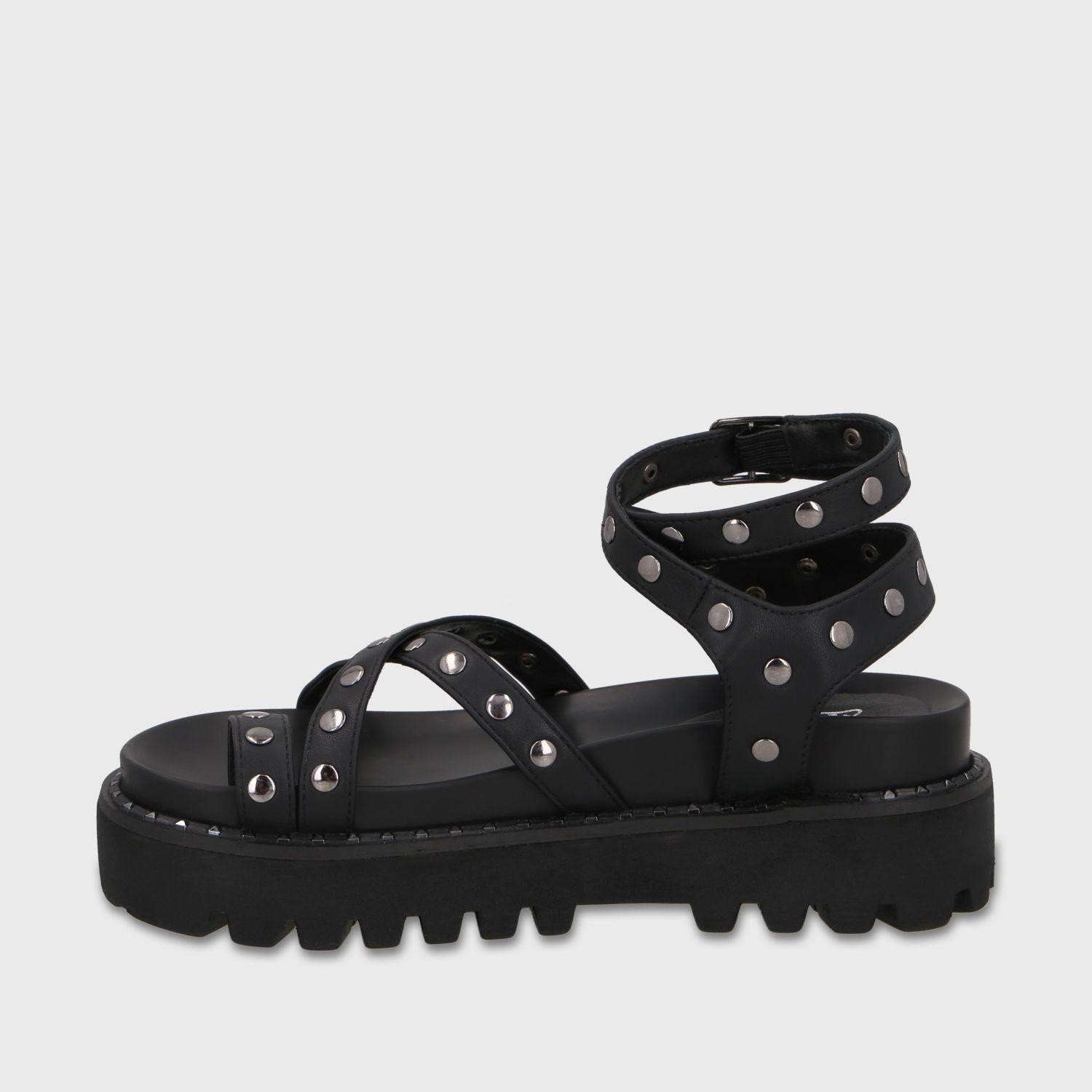 Sandalia Negra Mujer 1573H Gotta-3