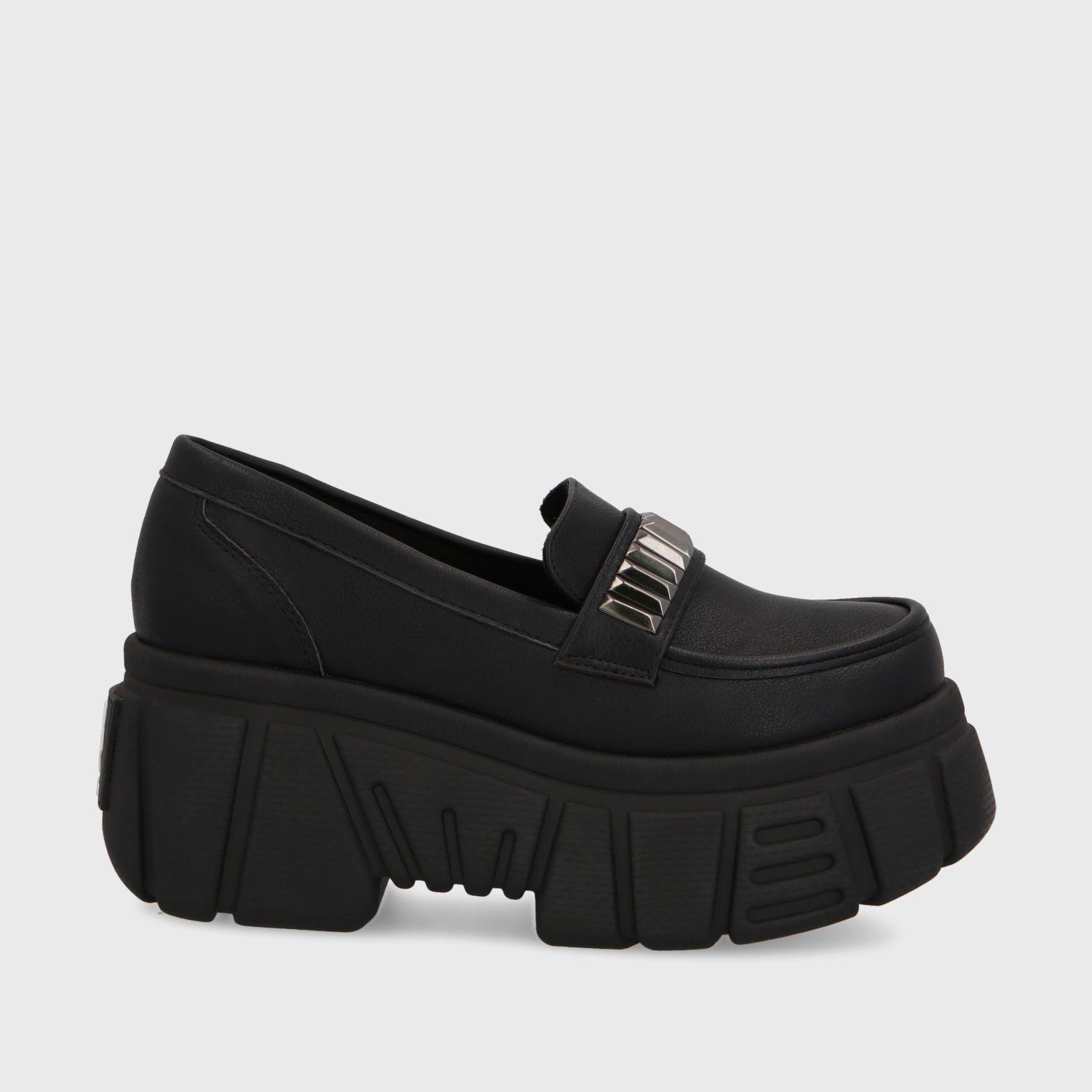 Mocasin Plataforma Negro Mujer 35174 Gotta-0