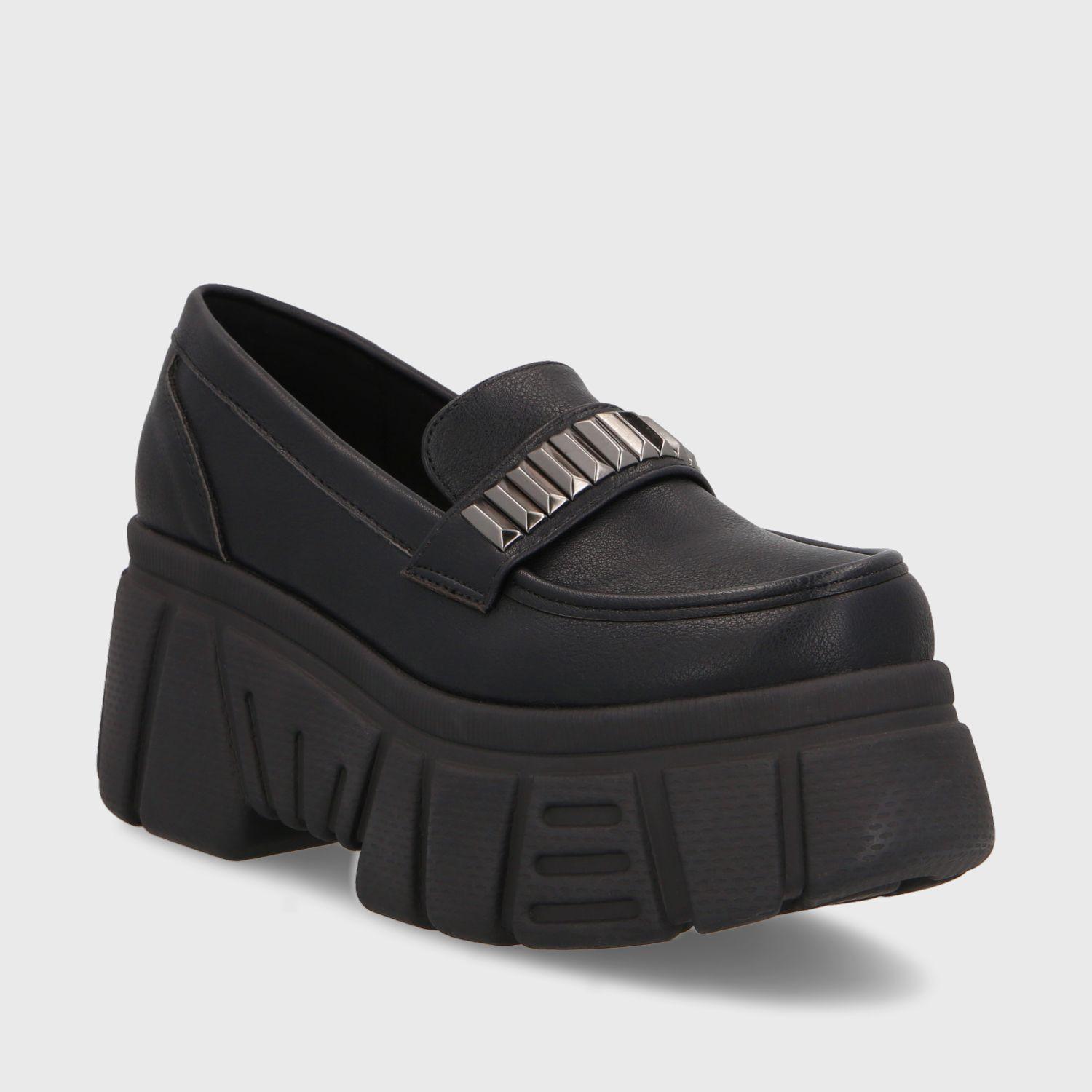Mocasin Plataforma Negro Mujer 35174 Gotta-2