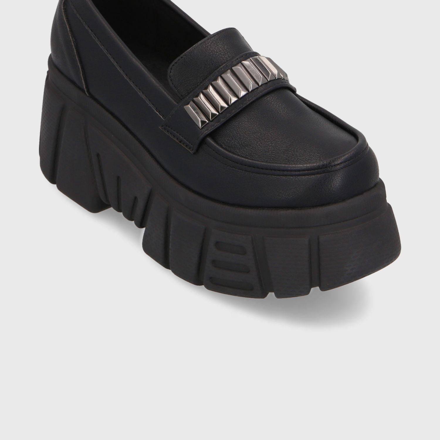 Mocasin Plataforma Negro Mujer 35174 Gotta-6