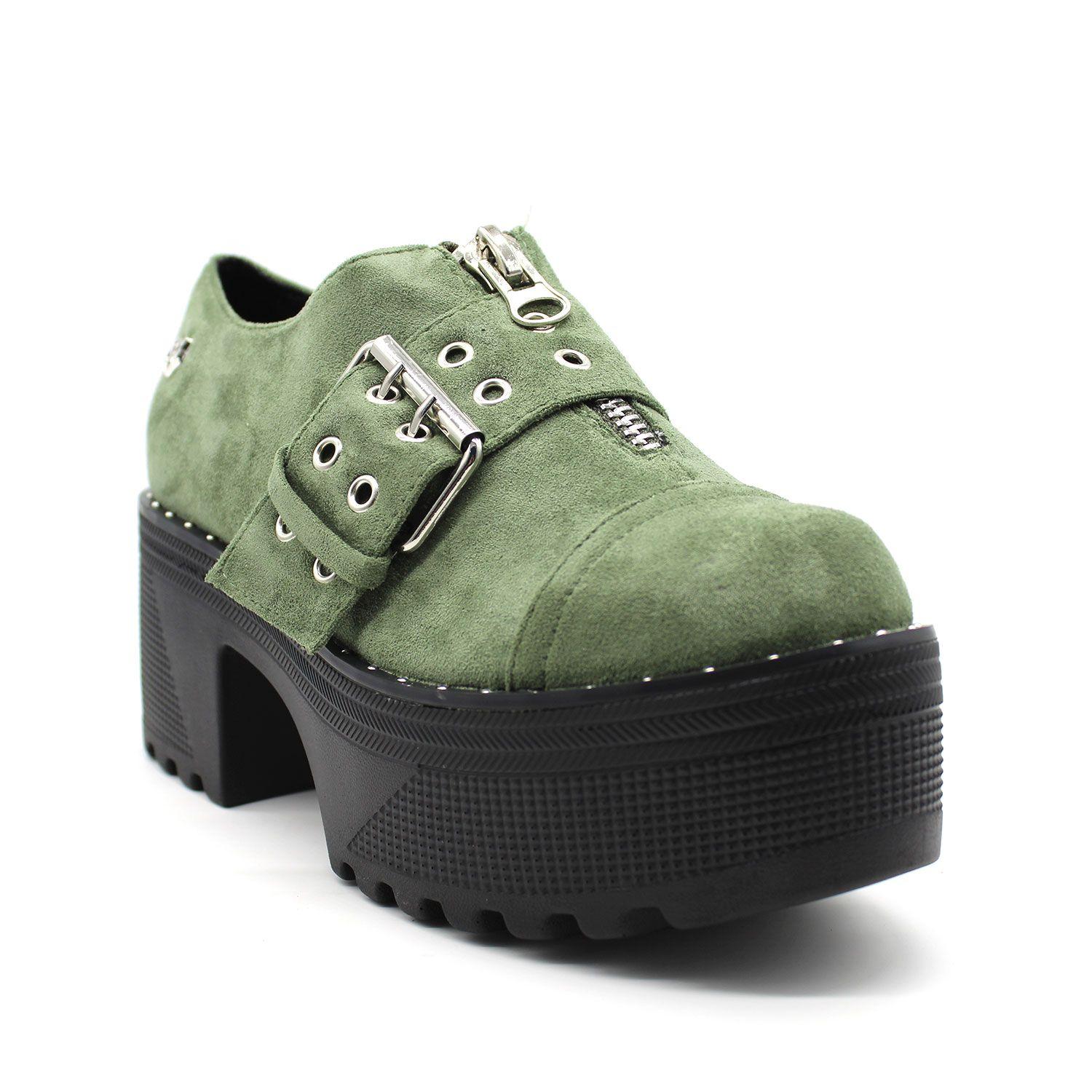 Zapato Verde Mujer C7276 Gotta-1