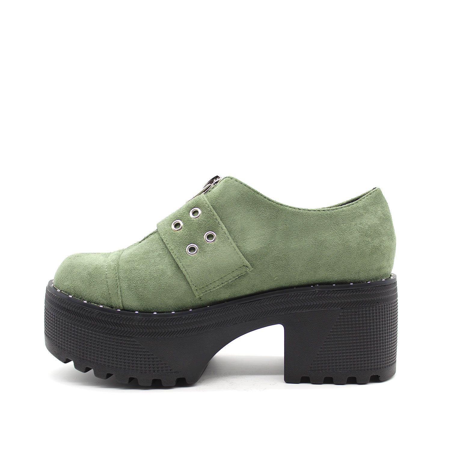 Zapato Verde Mujer C7276 Gotta-3