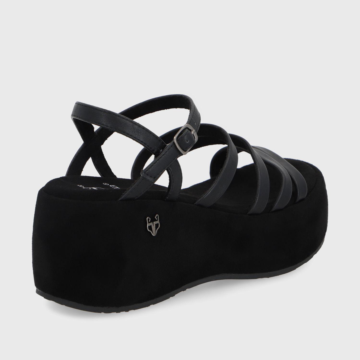 Sandalia Negra Mujer 45822 Gotta-4