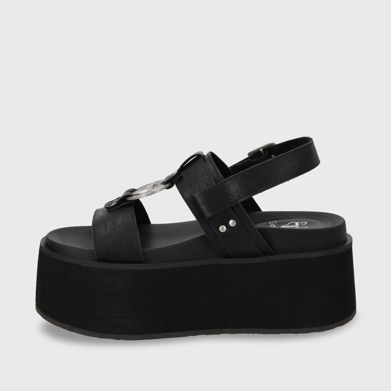 Sandalia Plataforma Negro Mujer 35186 Gotta-3