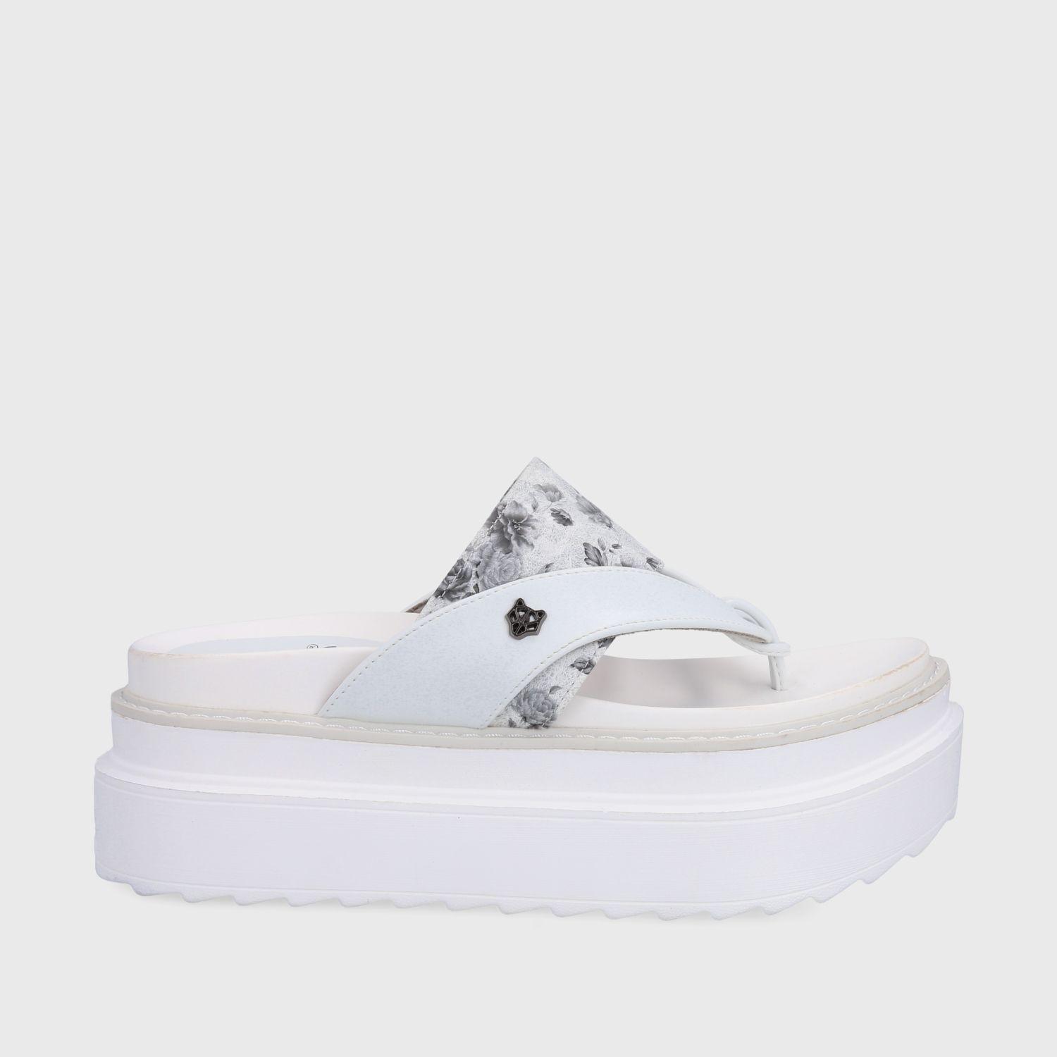 Sandalia Plataforma Blanca Mujer 25234 Gotta-0