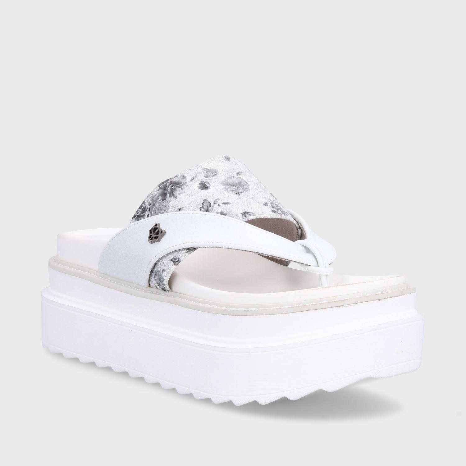 Sandalia Plataforma Blanca Mujer 25234 Gotta-1