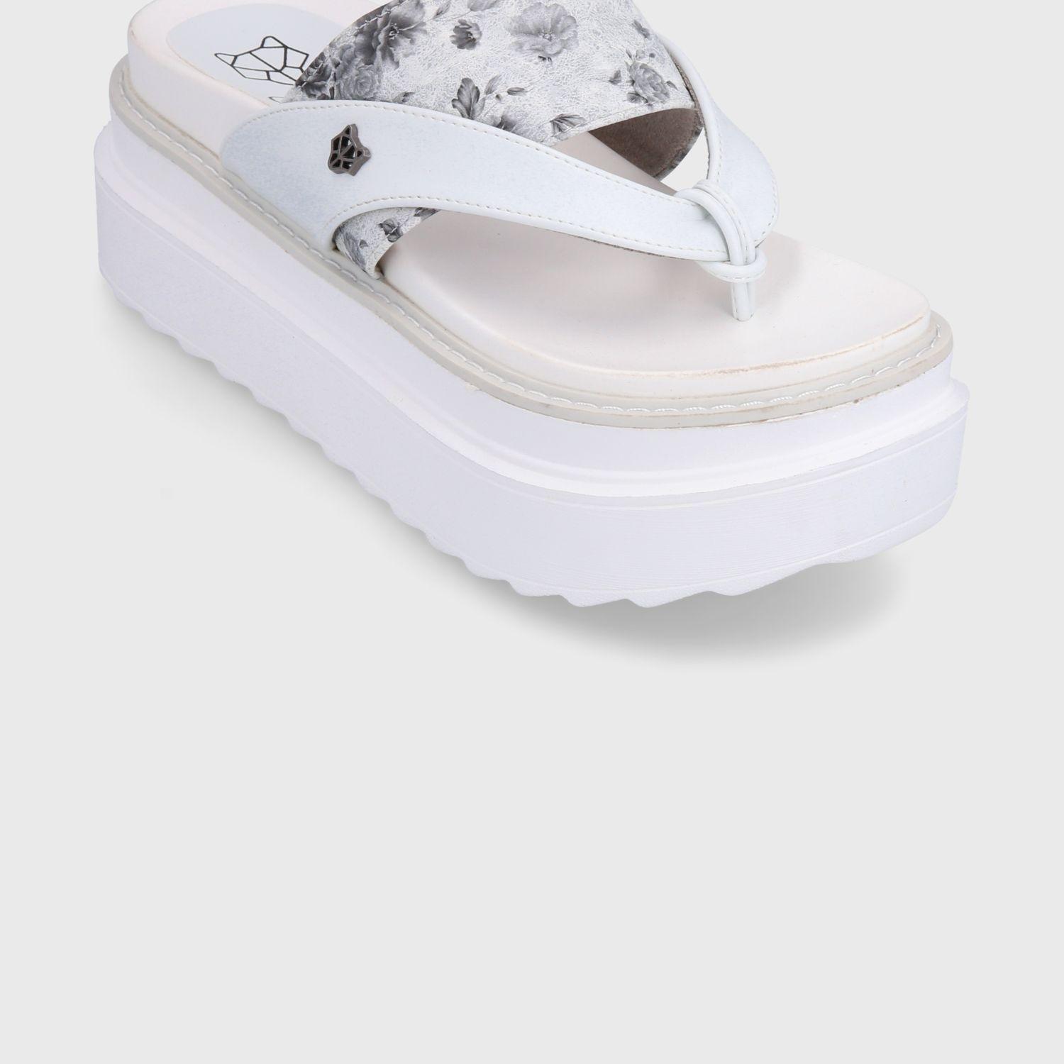 Sandalia Plataforma Blanca Mujer 25234 Gotta-5