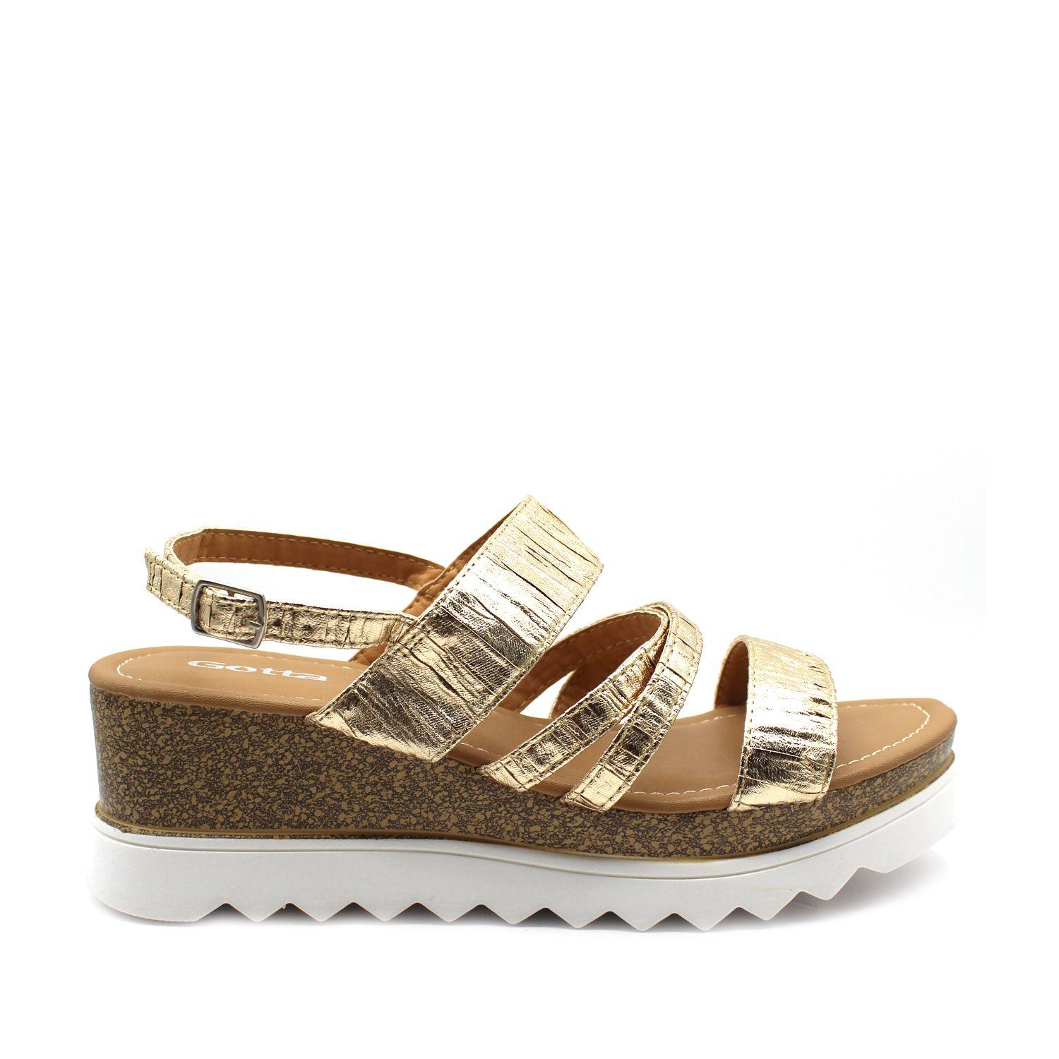 SANDALIA DORADA 11031-0