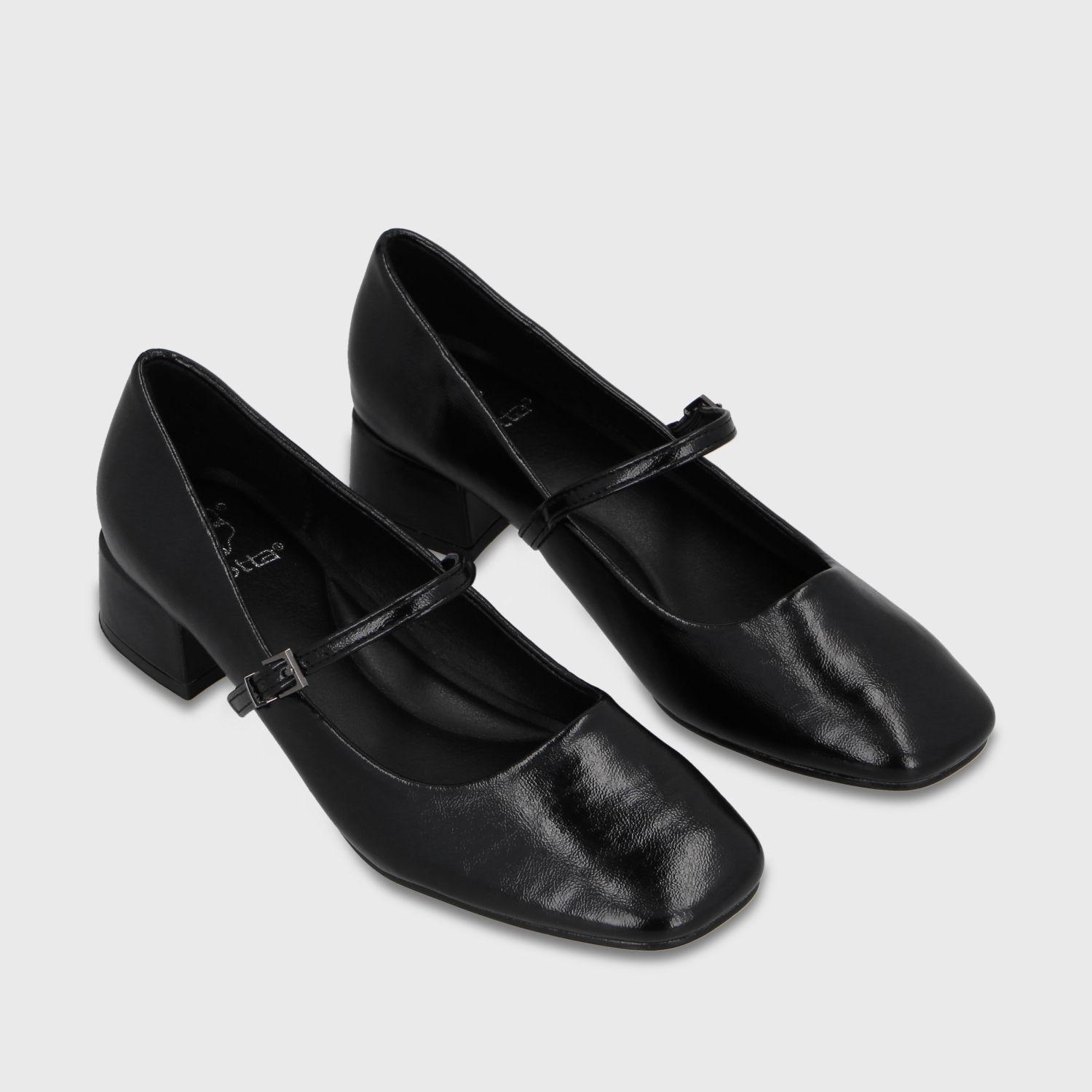 Zapato Taco Negro Mujer 65800 Gotta-2