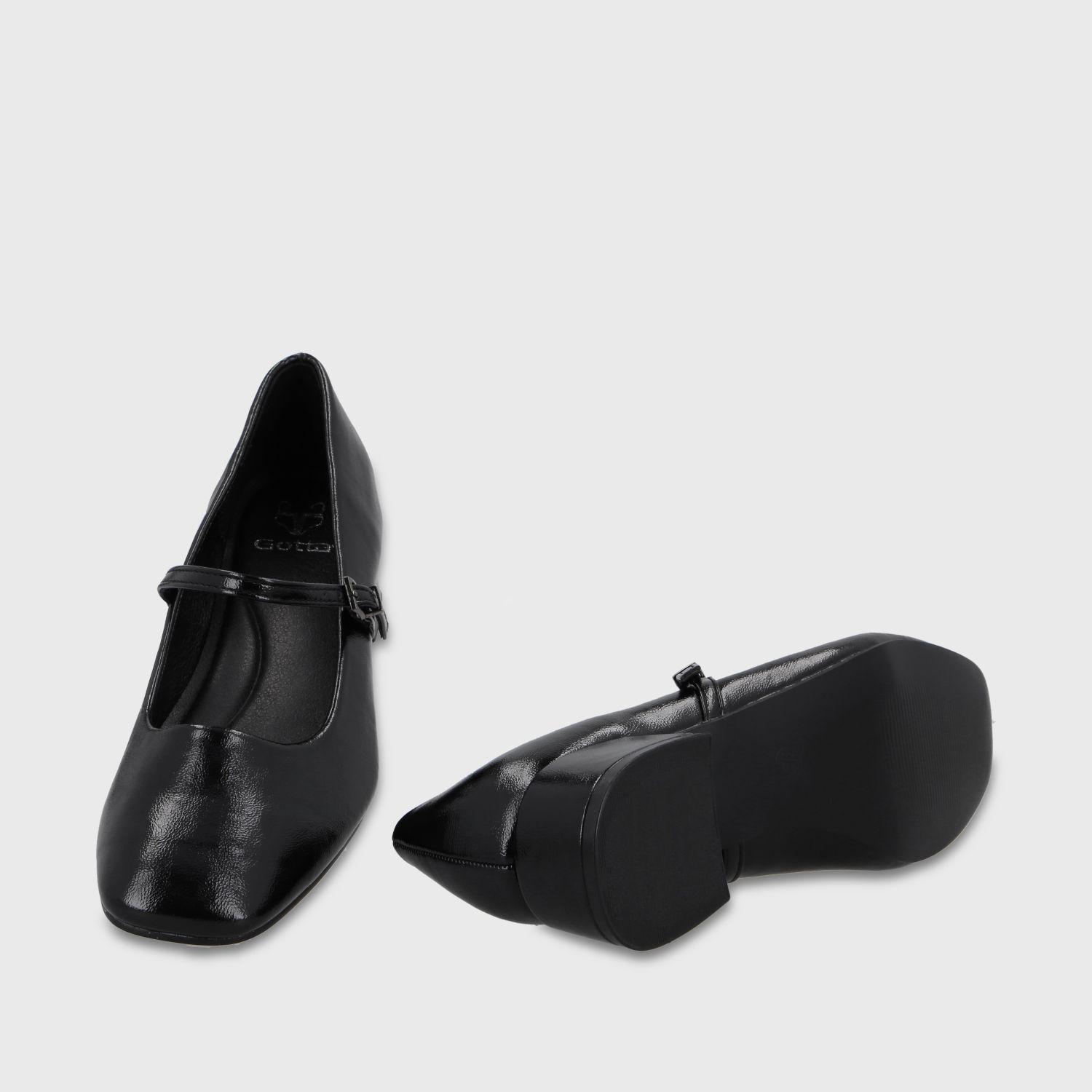 Zapato Taco Negro Mujer 65800 Gotta-6