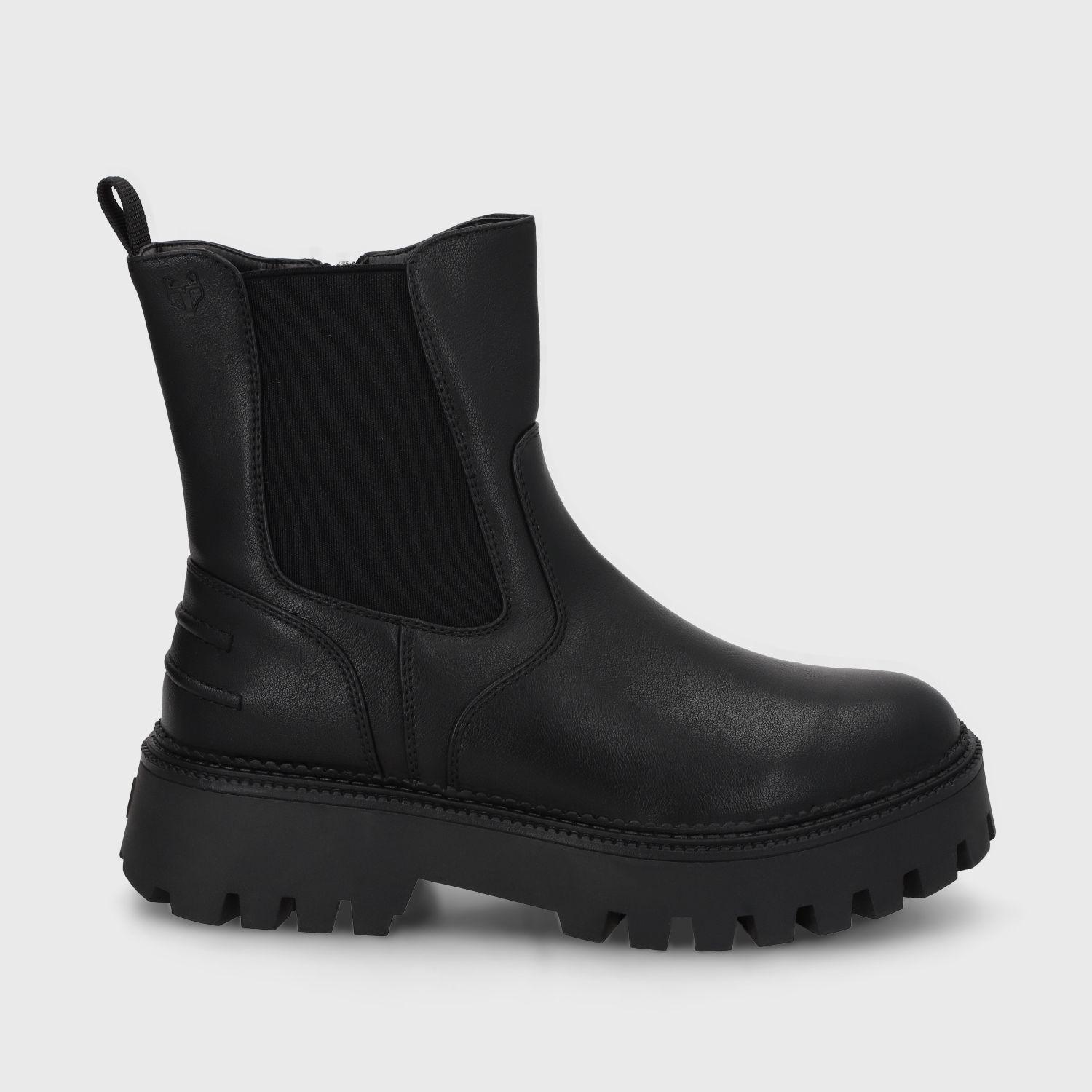 Botin Plataforma Negro Mujer 46307 Gotta-0