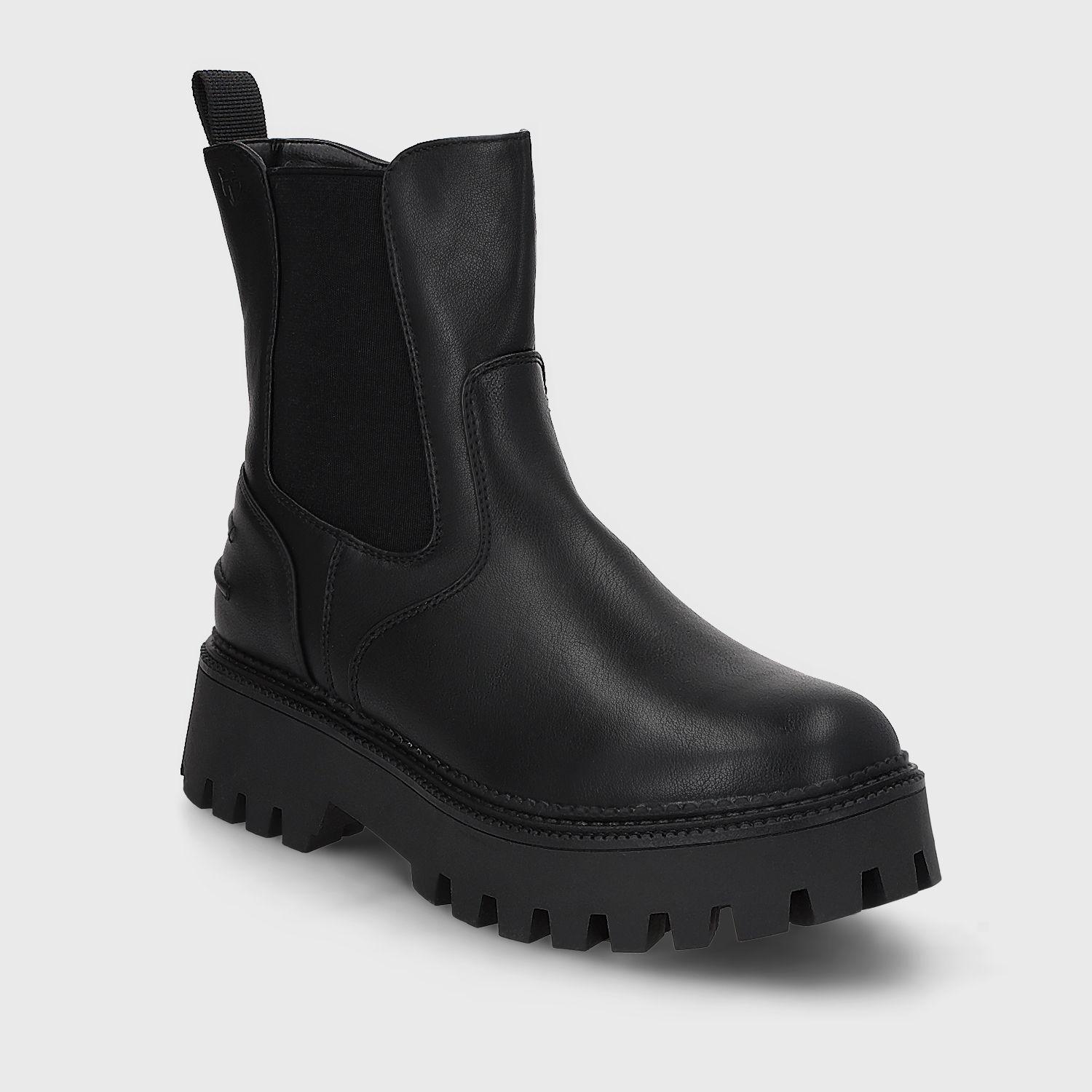 Botin Plataforma Negro Mujer 46307 Gotta-1