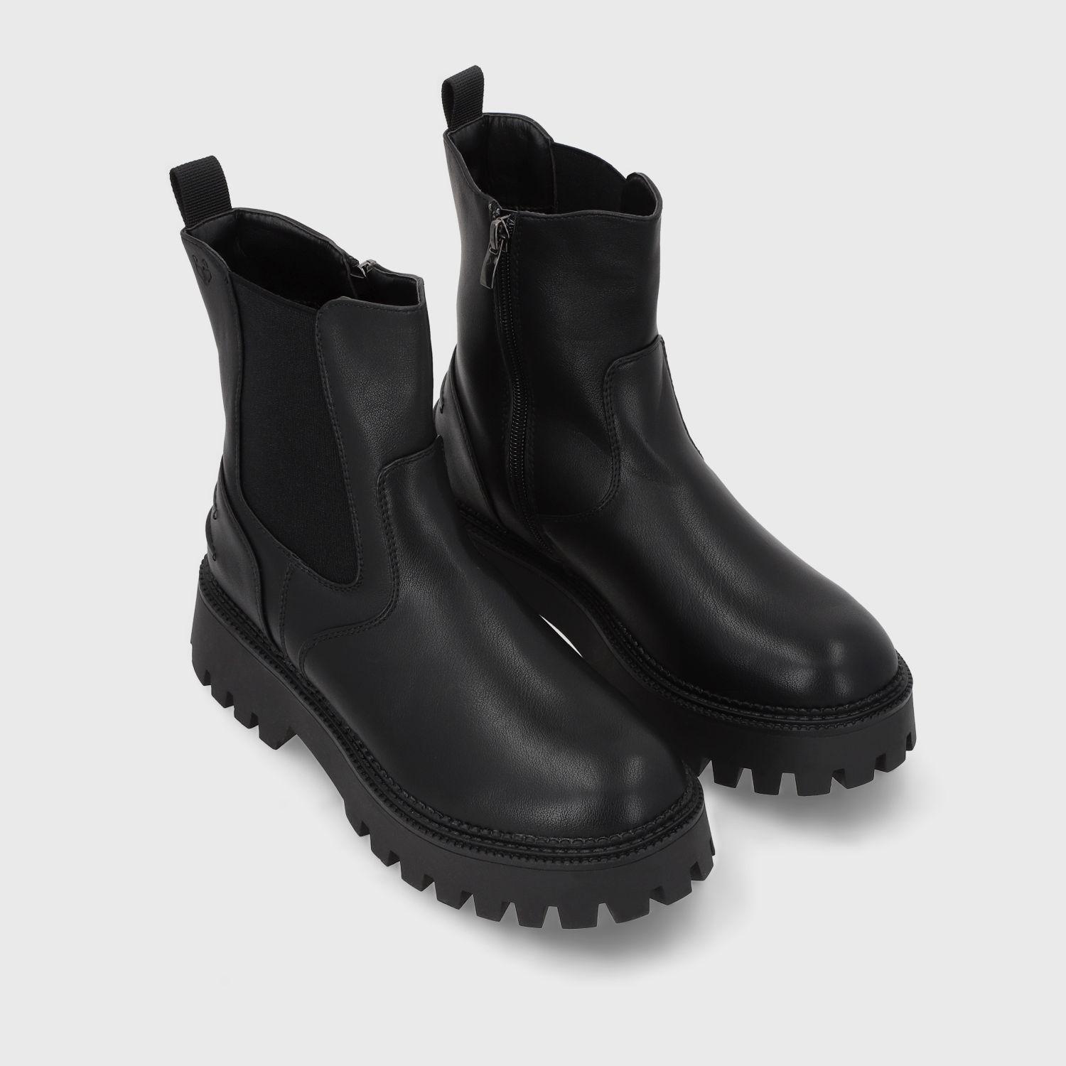 Botin Plataforma Negro Mujer 46307 Gotta-2