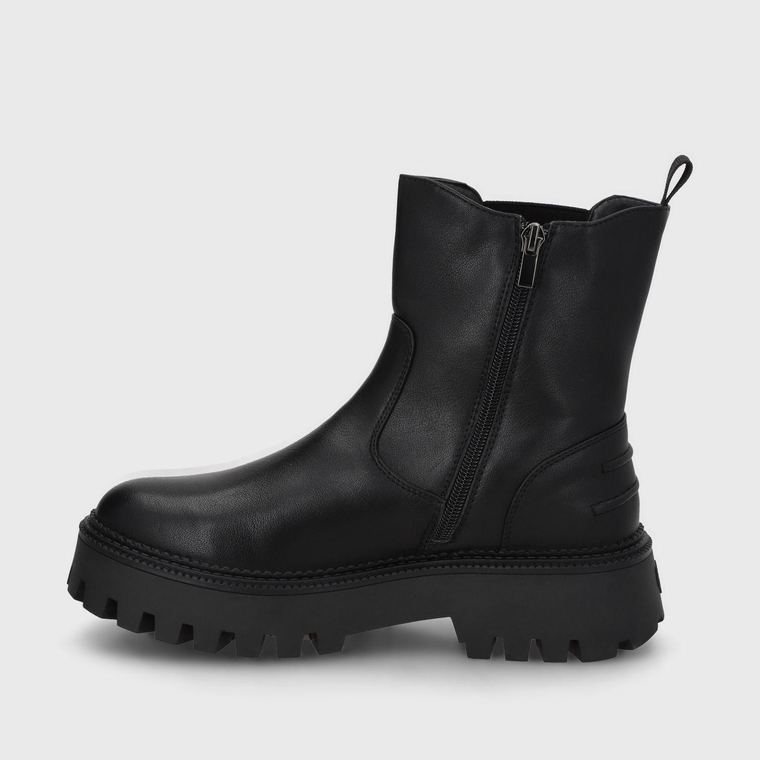 Botin Plataforma Negro Mujer 46307 Gotta-3