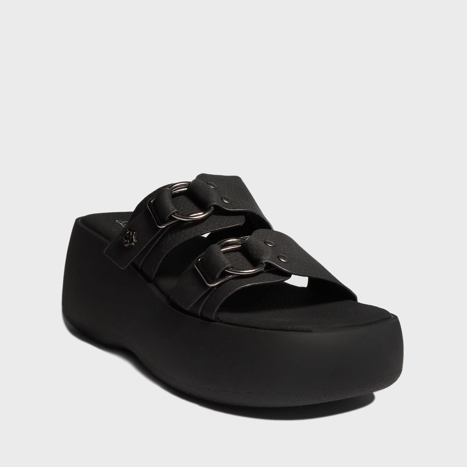 Sandalia Plataforma Negra Mujer 25222 Gotta-1