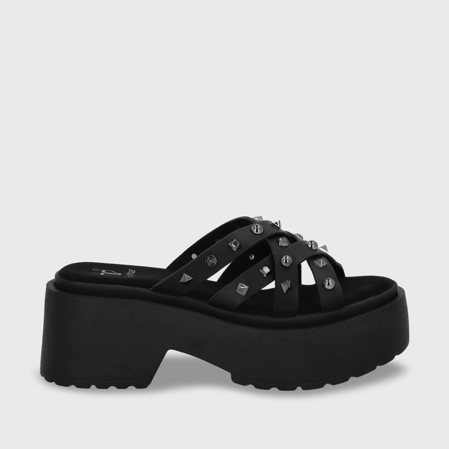 Sandalia Plataforma Negro Mujer 45984 Gotta-0