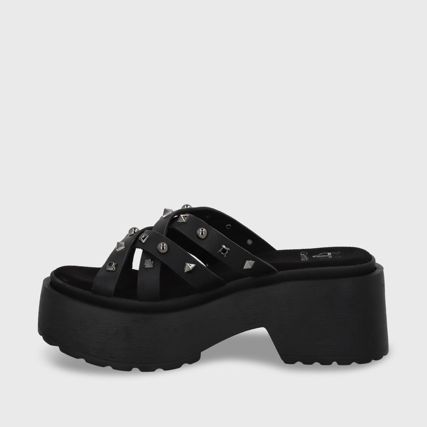 Sandalia Plataforma Negro Mujer 45984 Gotta-3