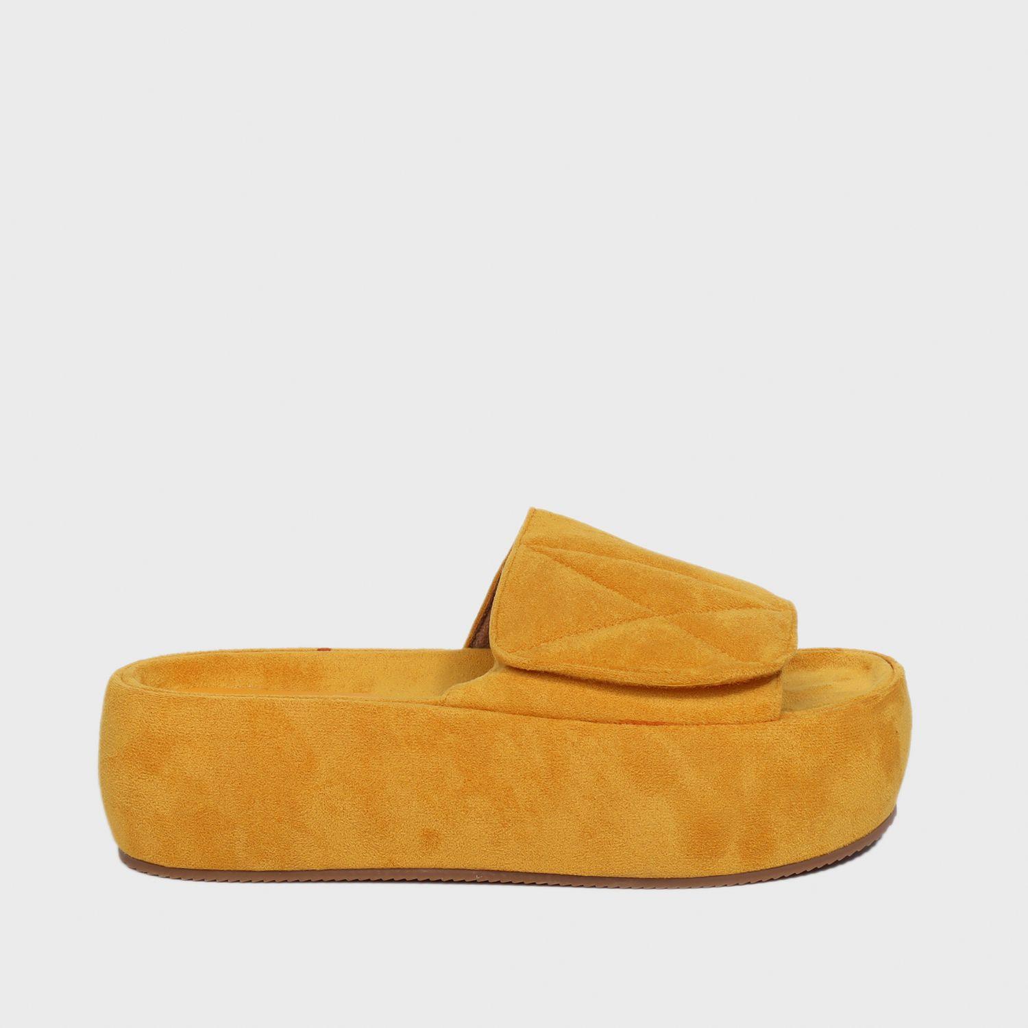 Sandalia Plataforma Amarilla Mujer 25520 Gotta-0