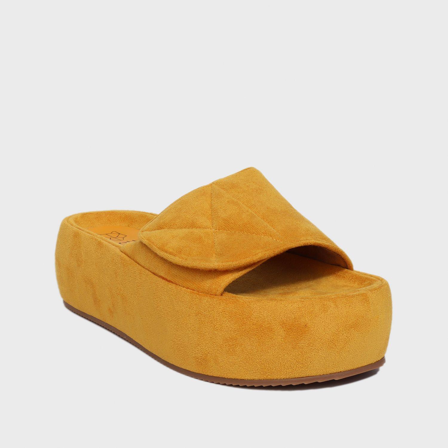 Sandalia Plataforma Amarilla Mujer 25520 Gotta-1