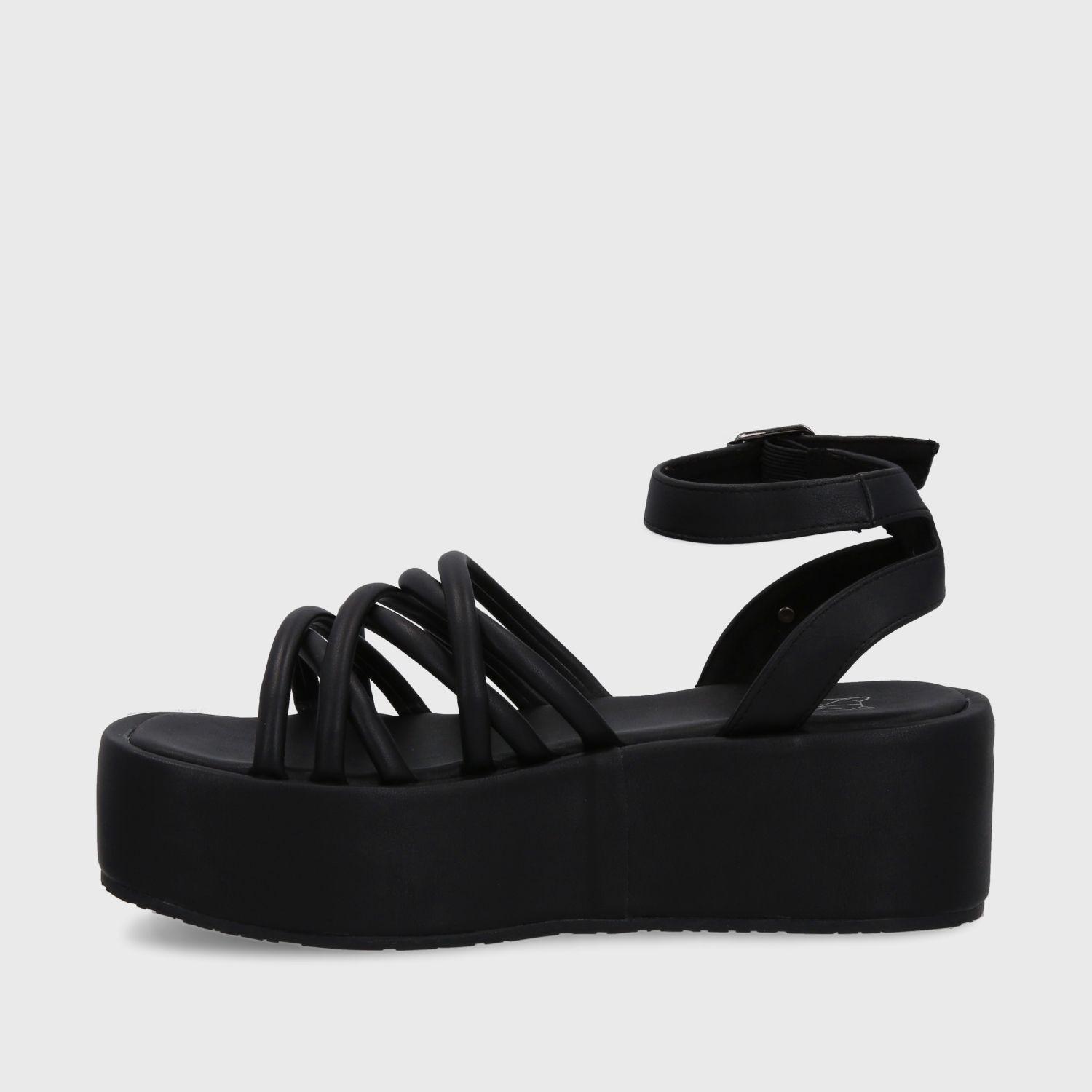 Sandalia Plataforma Negra Mujer 35220 Gotta-3