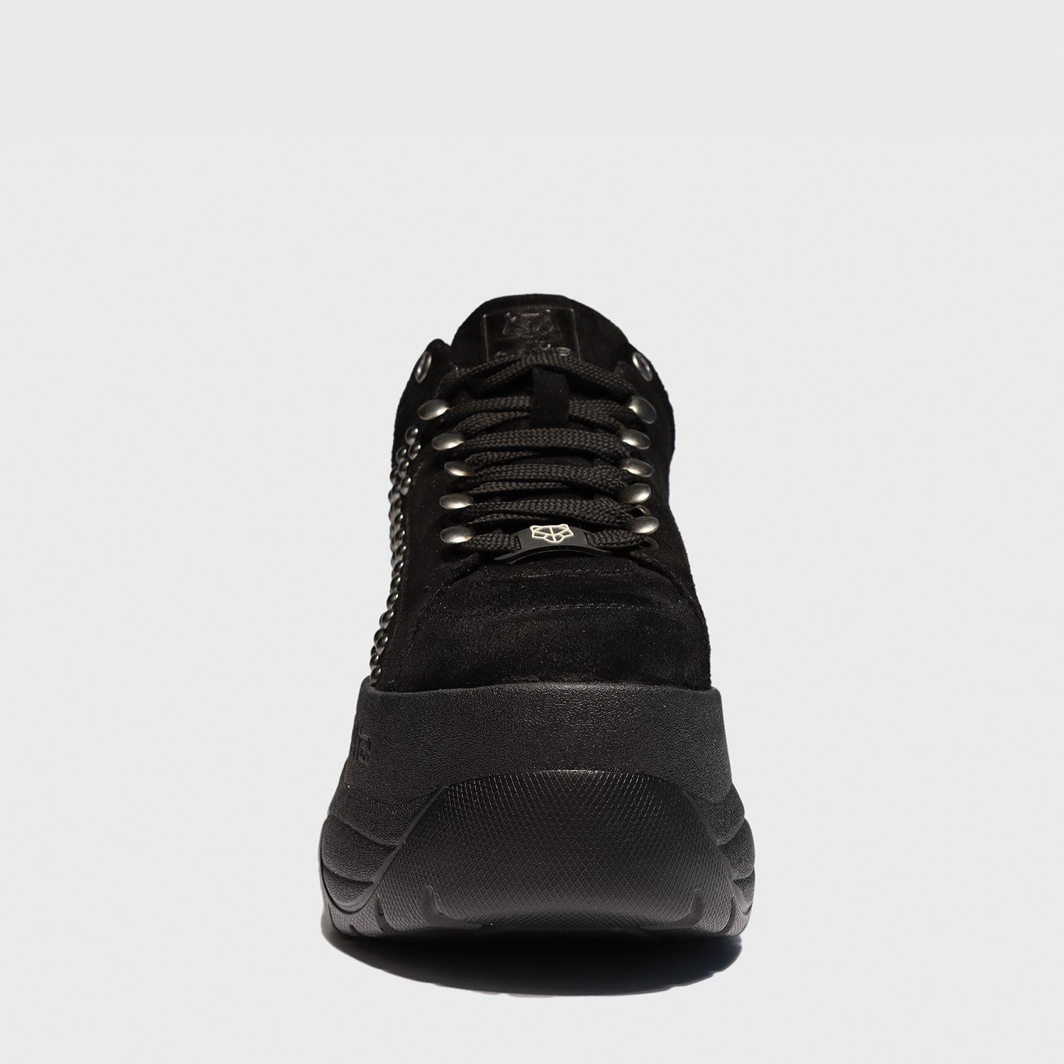 Zapatilla Cuero Negra Mujer 18532 Gotta-2