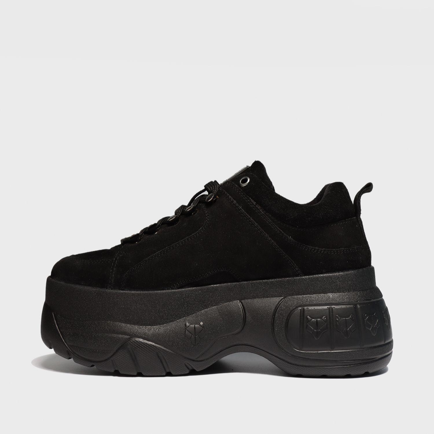 Zapatilla Cuero Negra Mujer 18532 Gotta-3