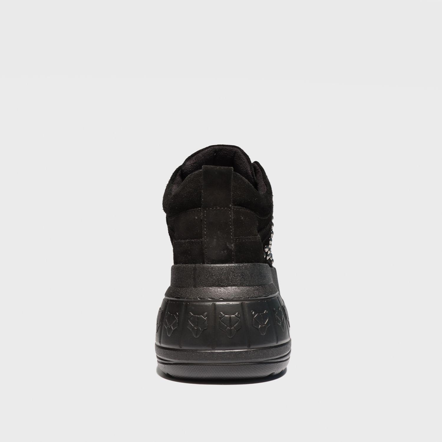 Zapatilla Cuero Negra Mujer 18532 Gotta-4