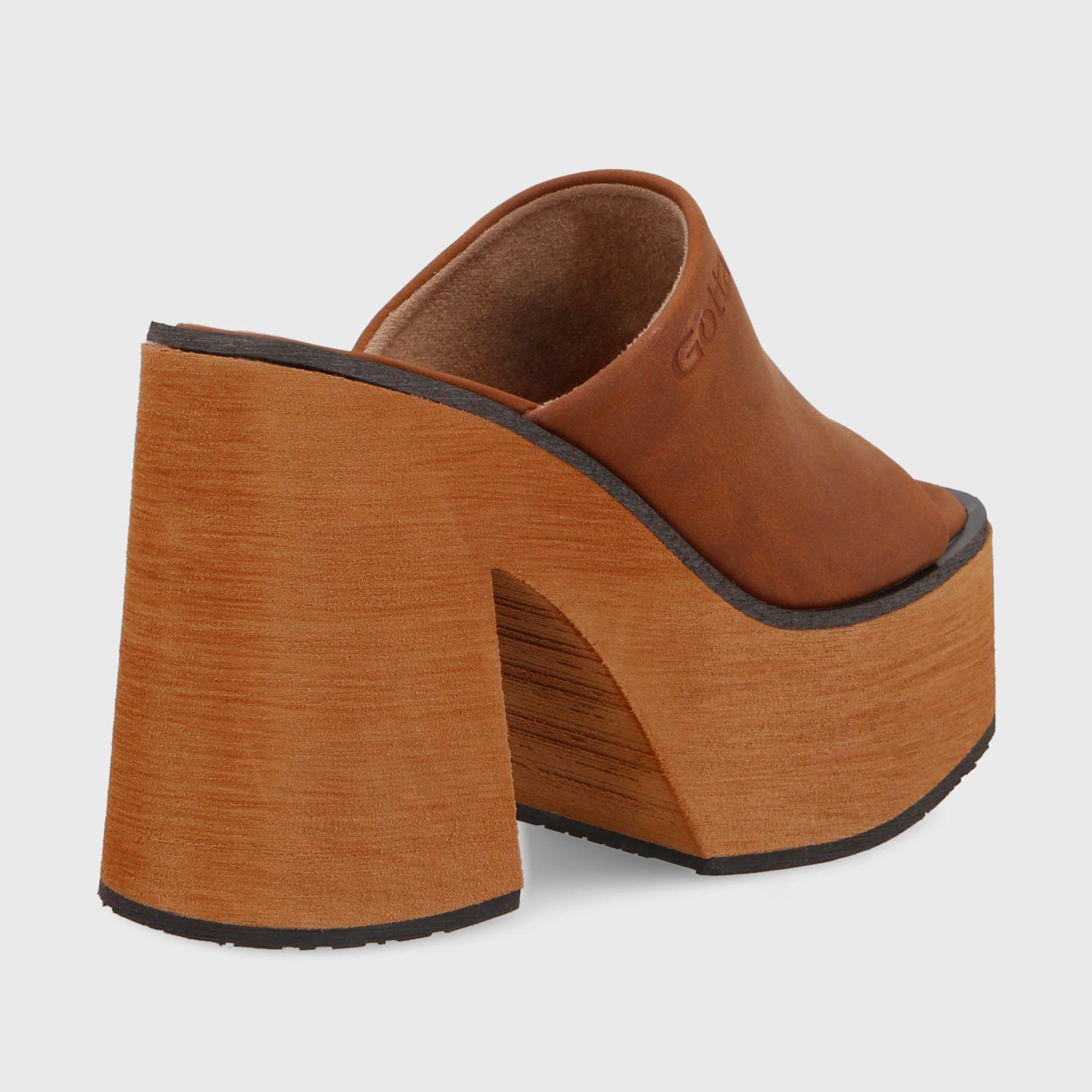 Sandalia Plataforma Café Mujer 35293 Gotta-4