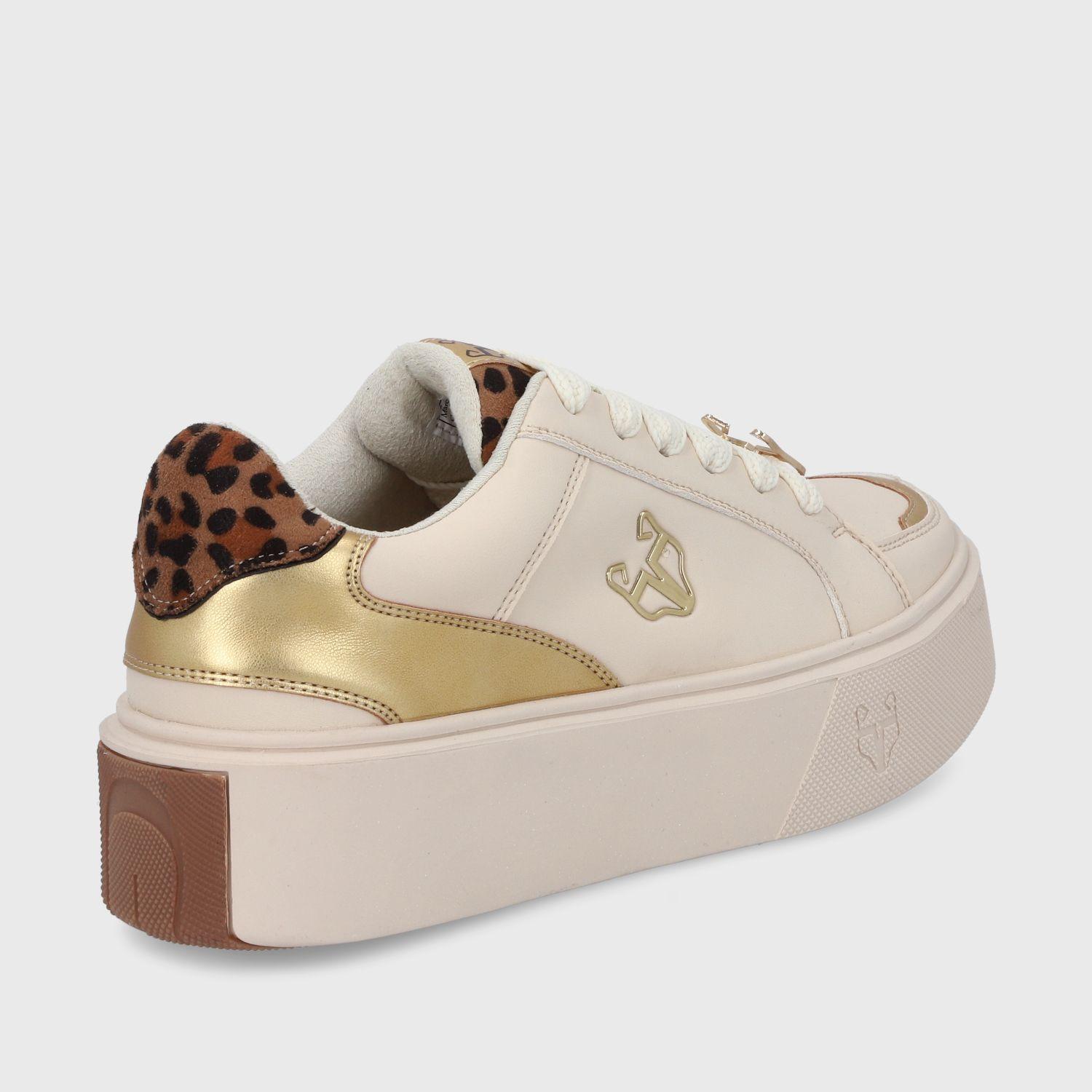 Zapatilla Beige Mujer 43046 Gotta-2