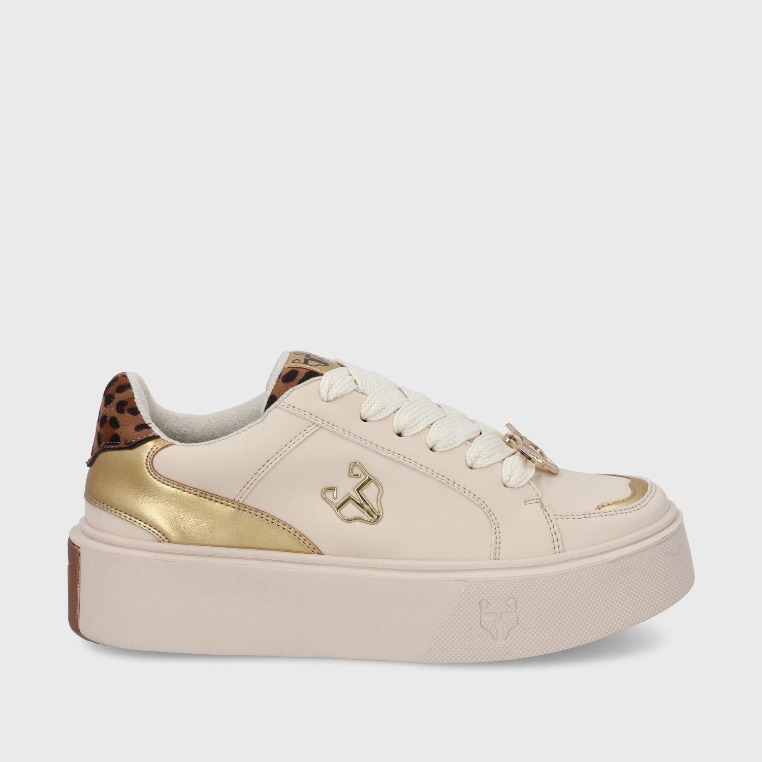 Zapatilla Beige Mujer 43046 Gotta-0