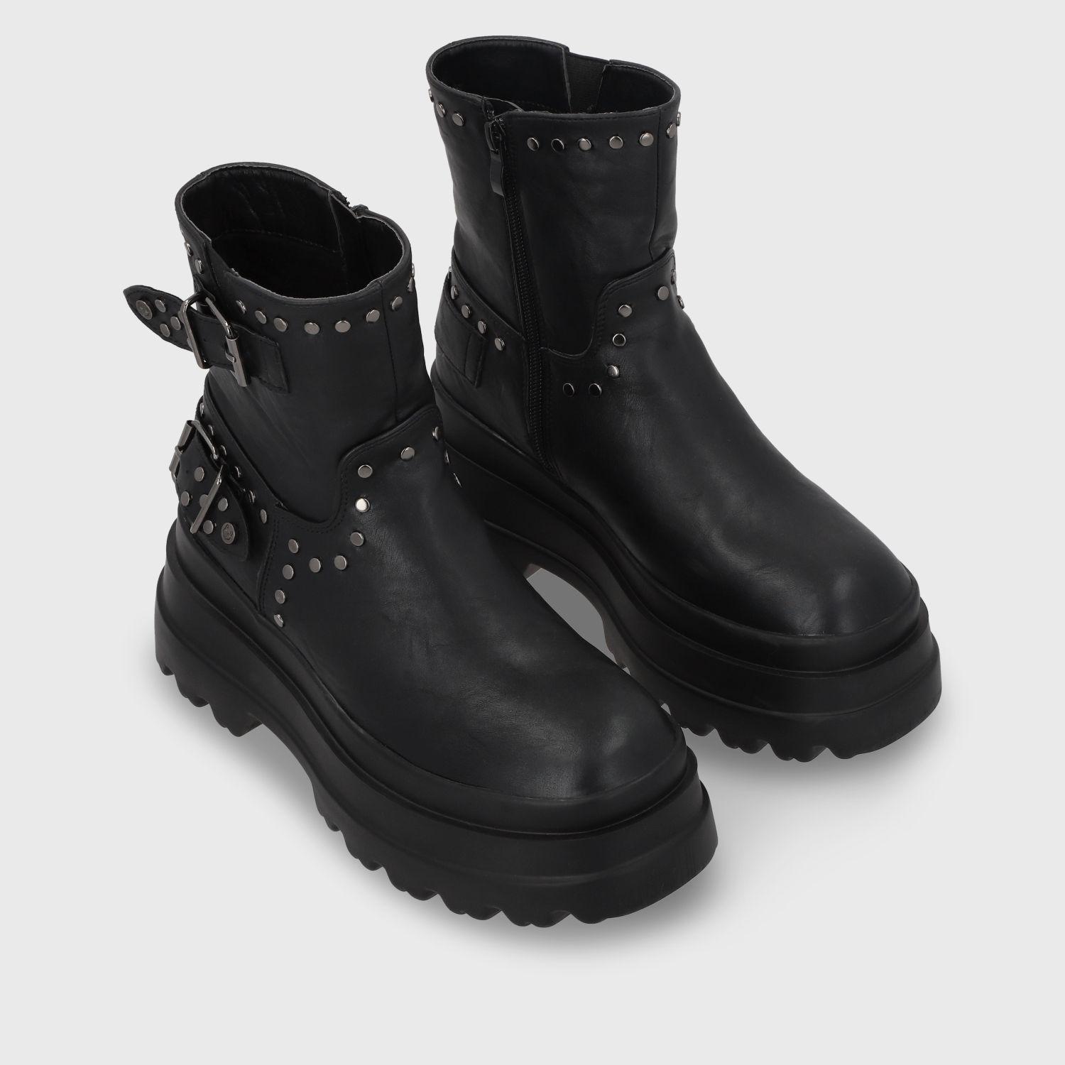 Botín Negro Mujer 17179 Gotta-2